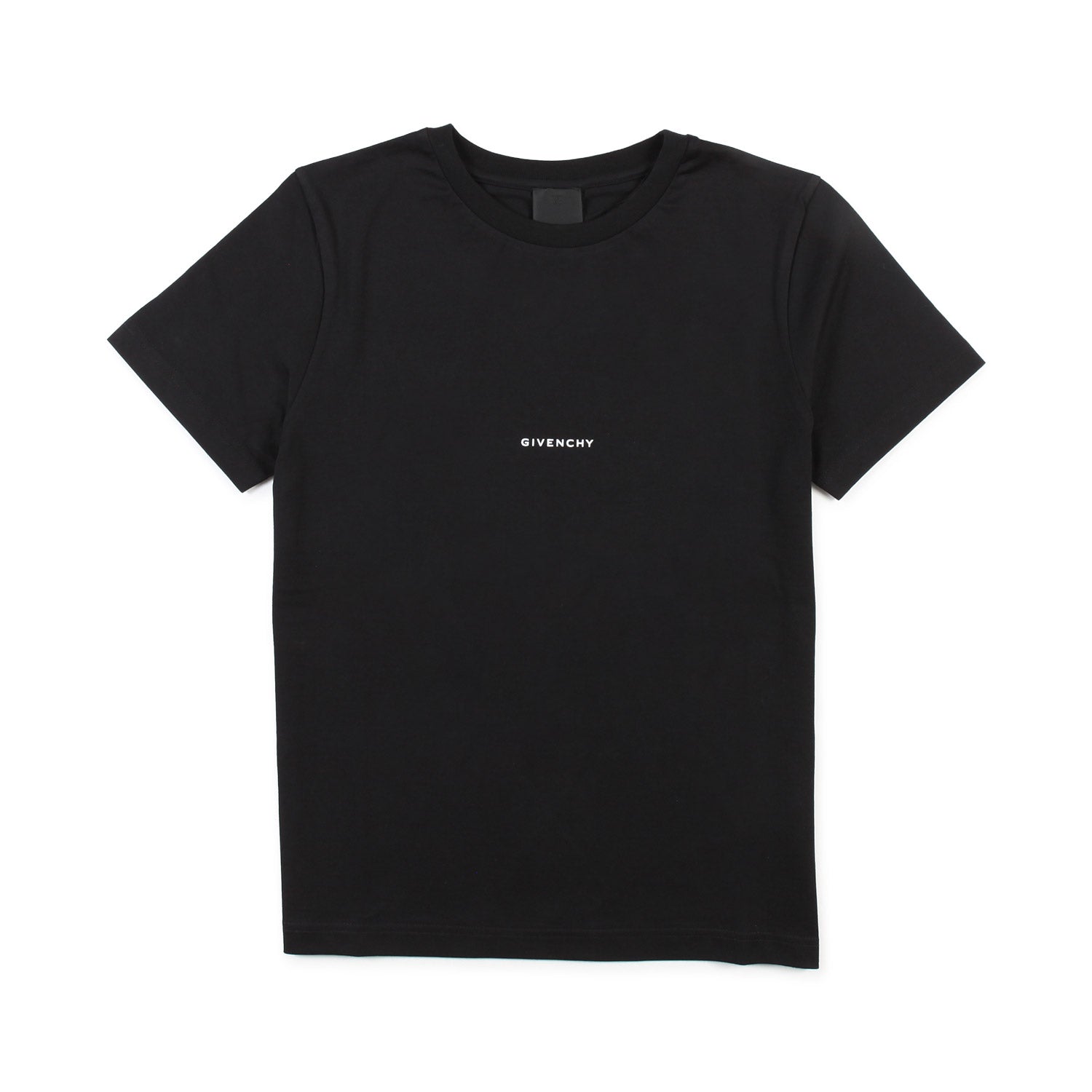 T-SHIRT NERA CON MINI LOGHI BAMBINA E TEEN - annameglio.com abbigliamento moda