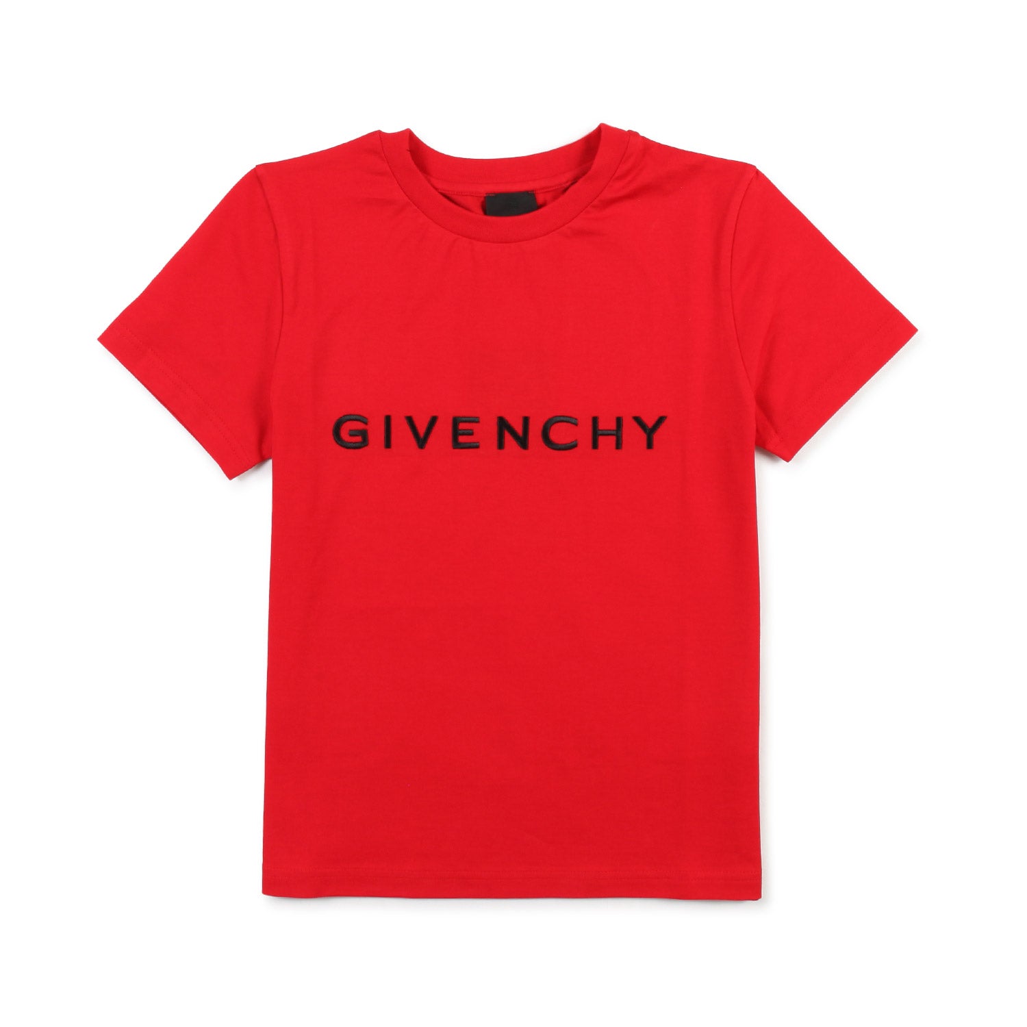 T-SHIRT ROSSA CON LOGHI RICAMATI BAMBINA E TEEN - annameglio.com abbigliamento moda