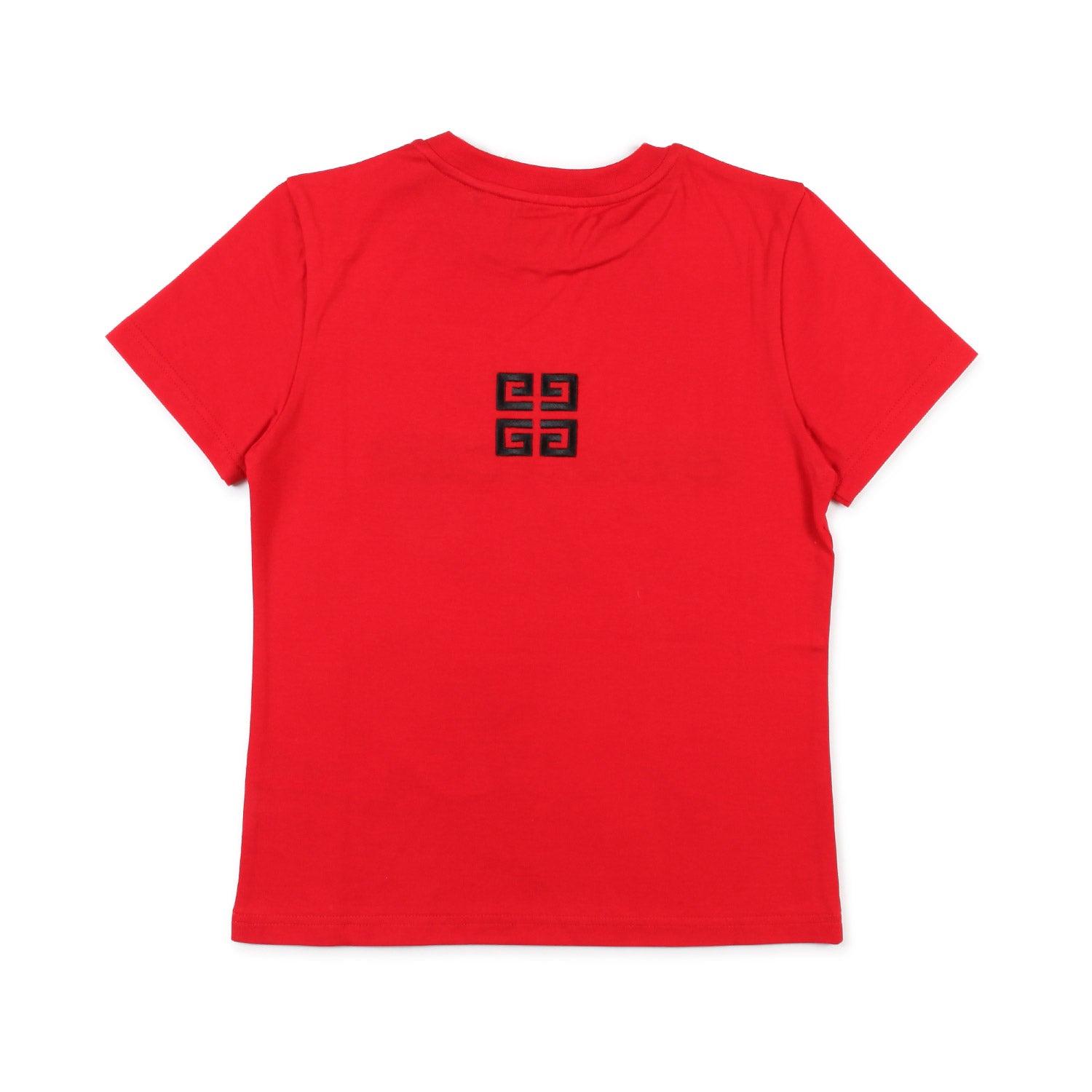 T-SHIRT ROSSA CON LOGHI RICAMATI BAMBINA E TEEN - annameglio.com abbigliamento moda