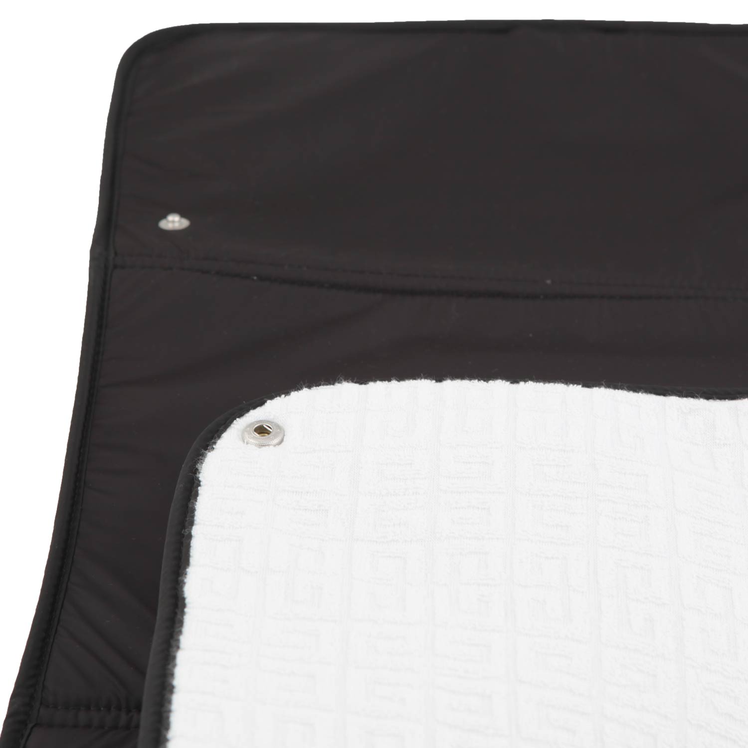 BORSA FASCIATOIO NERA CON DETTAGLI IN PELLE - annameglio.com abbigliamento moda