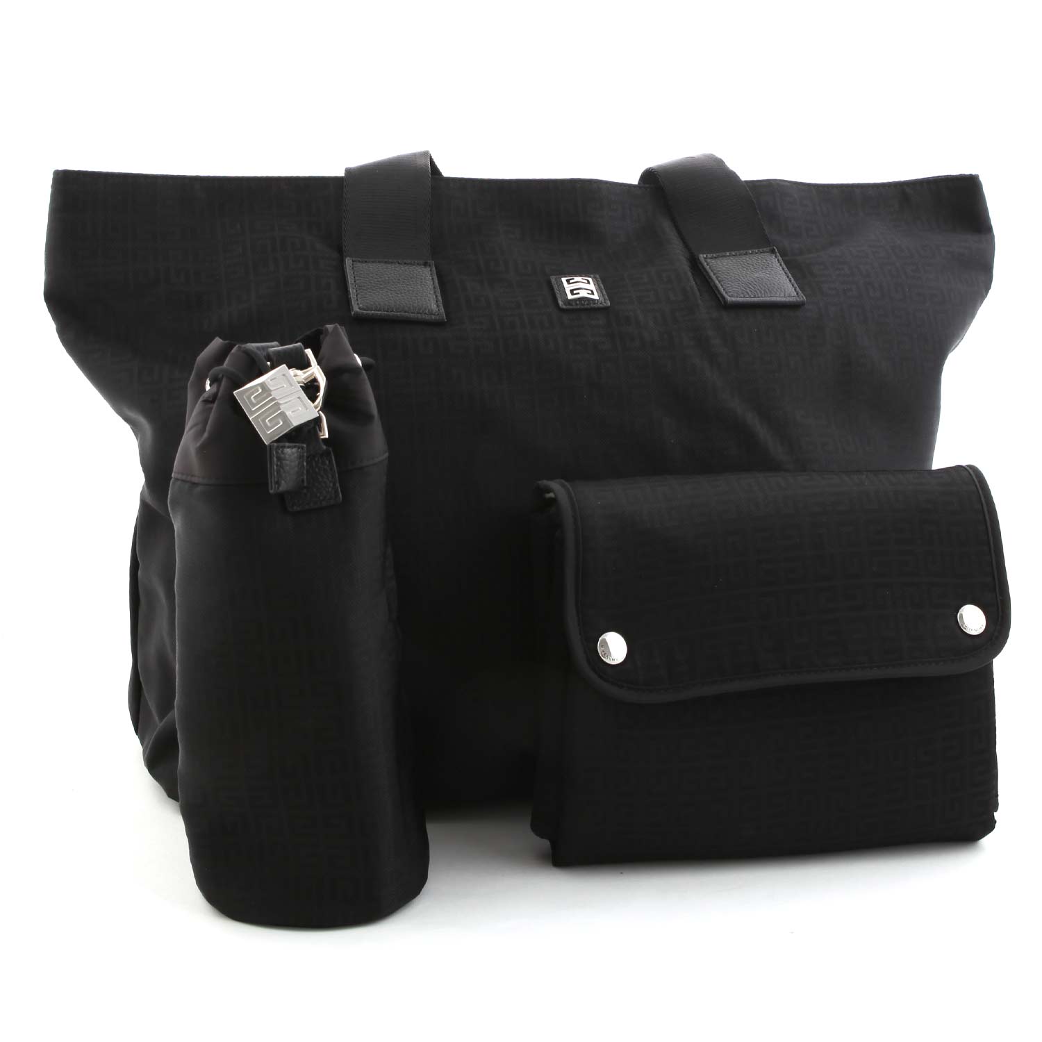 BORSA MAMMA NERA CON TAPPETINO E PORTA BIBERON - annameglio.com abbigliamento moda