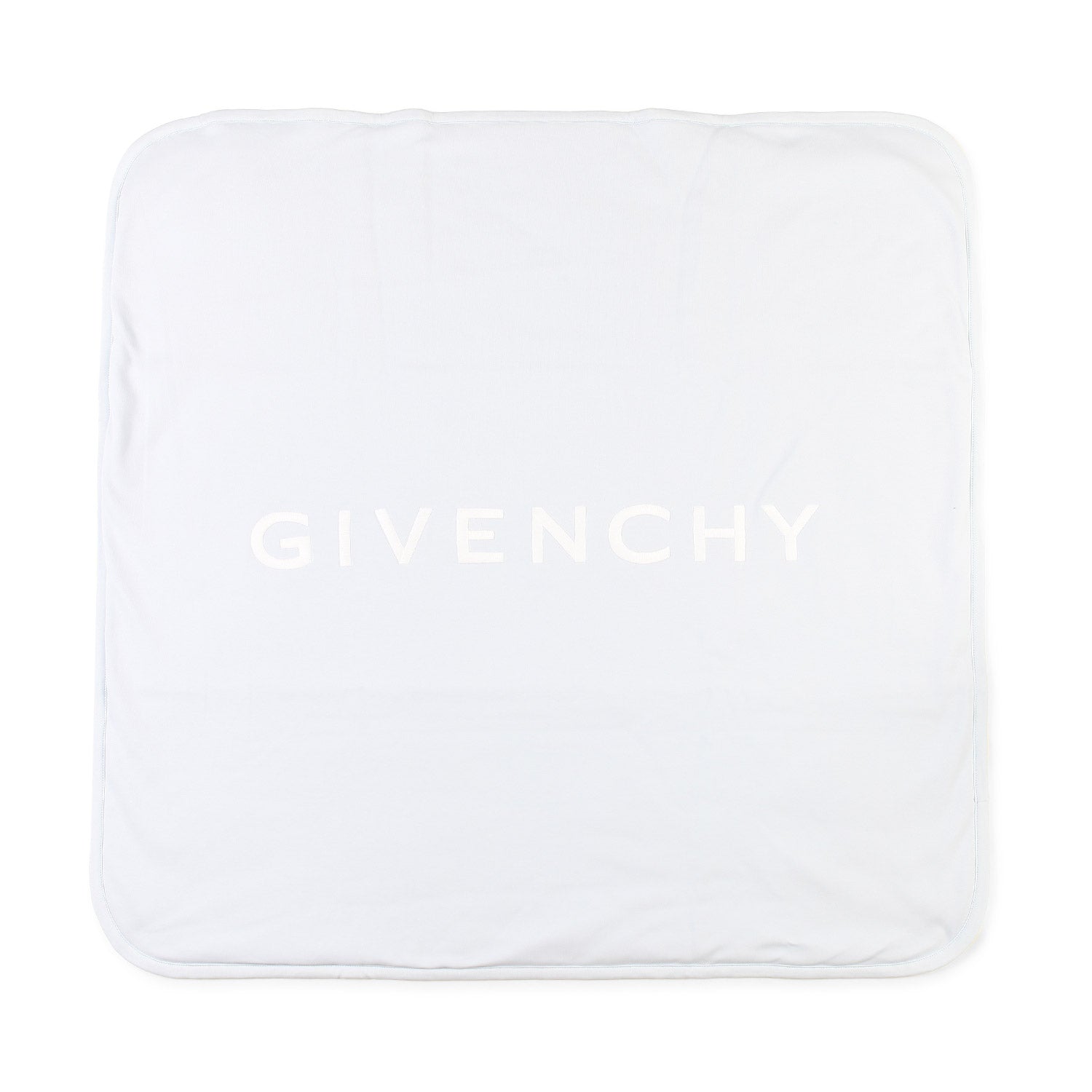 COPERTA CELESTE CON LOGO RICAMATO NEONATO - annameglio.com abbigliamento moda