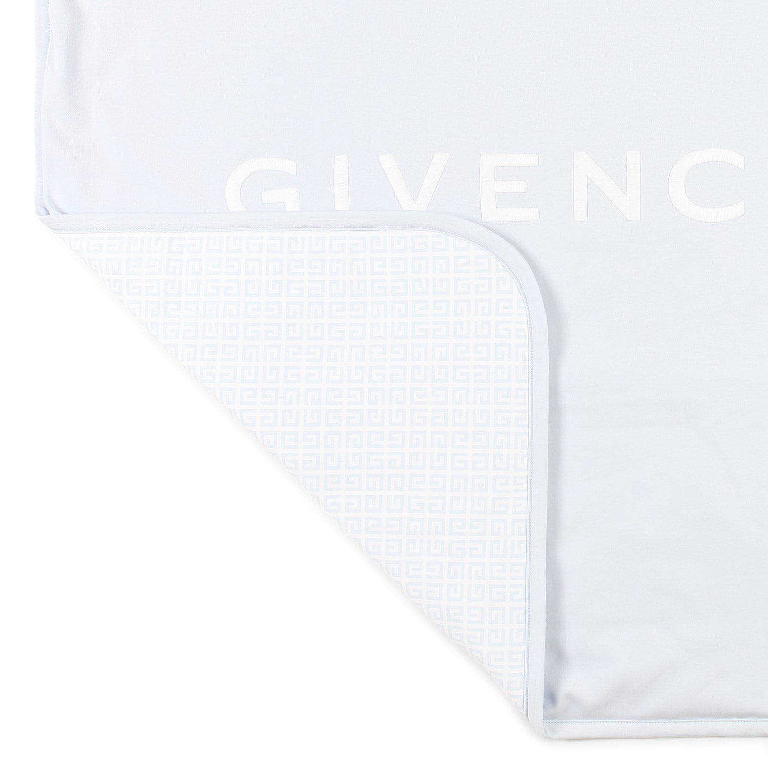 COPERTA CELESTE CON LOGO RICAMATO NEONATO - annameglio.com abbigliamento moda