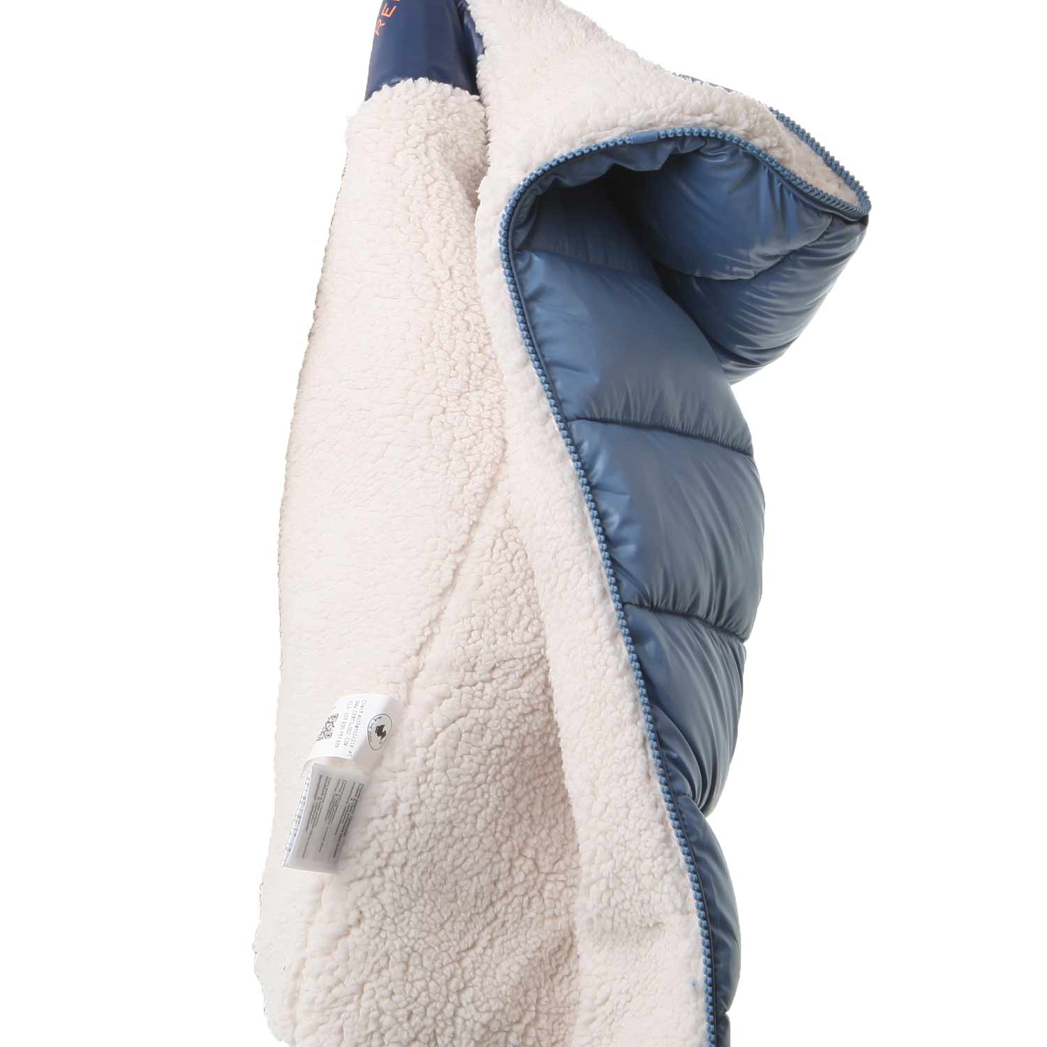 PIUMINO GAVIN BLU POLVERE CON FODERA ECO TEDDY - annameglio.com abbigliamento moda