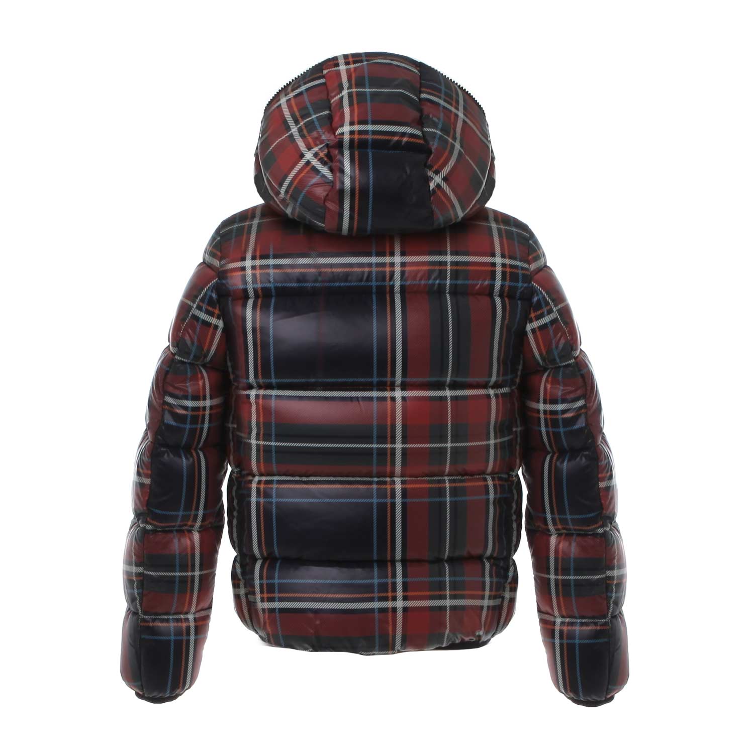 PIUMINO HUNTER BLU E ROSSO TARTAN BAMBINO - annameglio.com abbigliamento moda