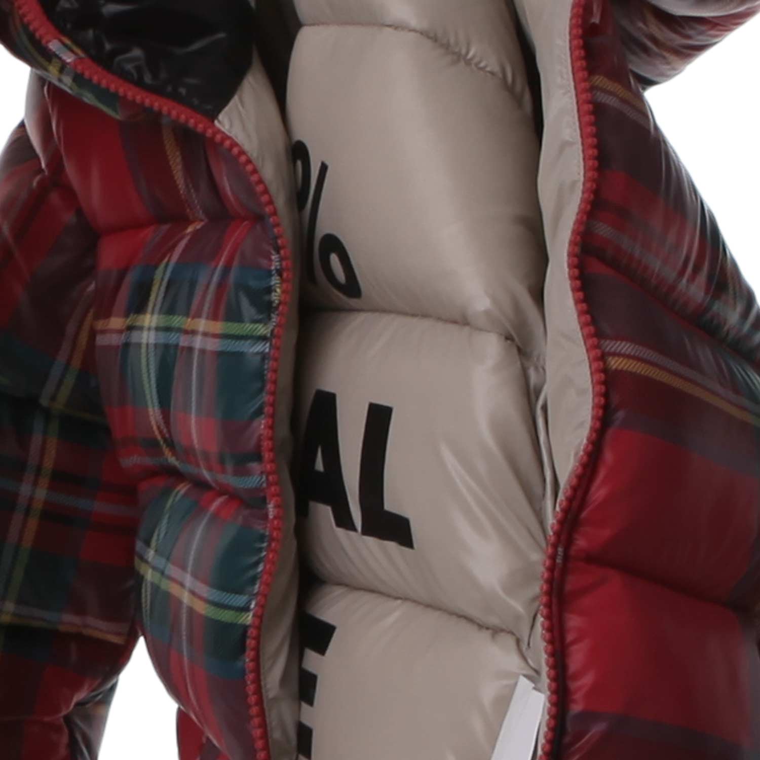 PIUMINO HUNTER ROSSO TARTAN BAMBINO - annameglio.com abbigliamento moda