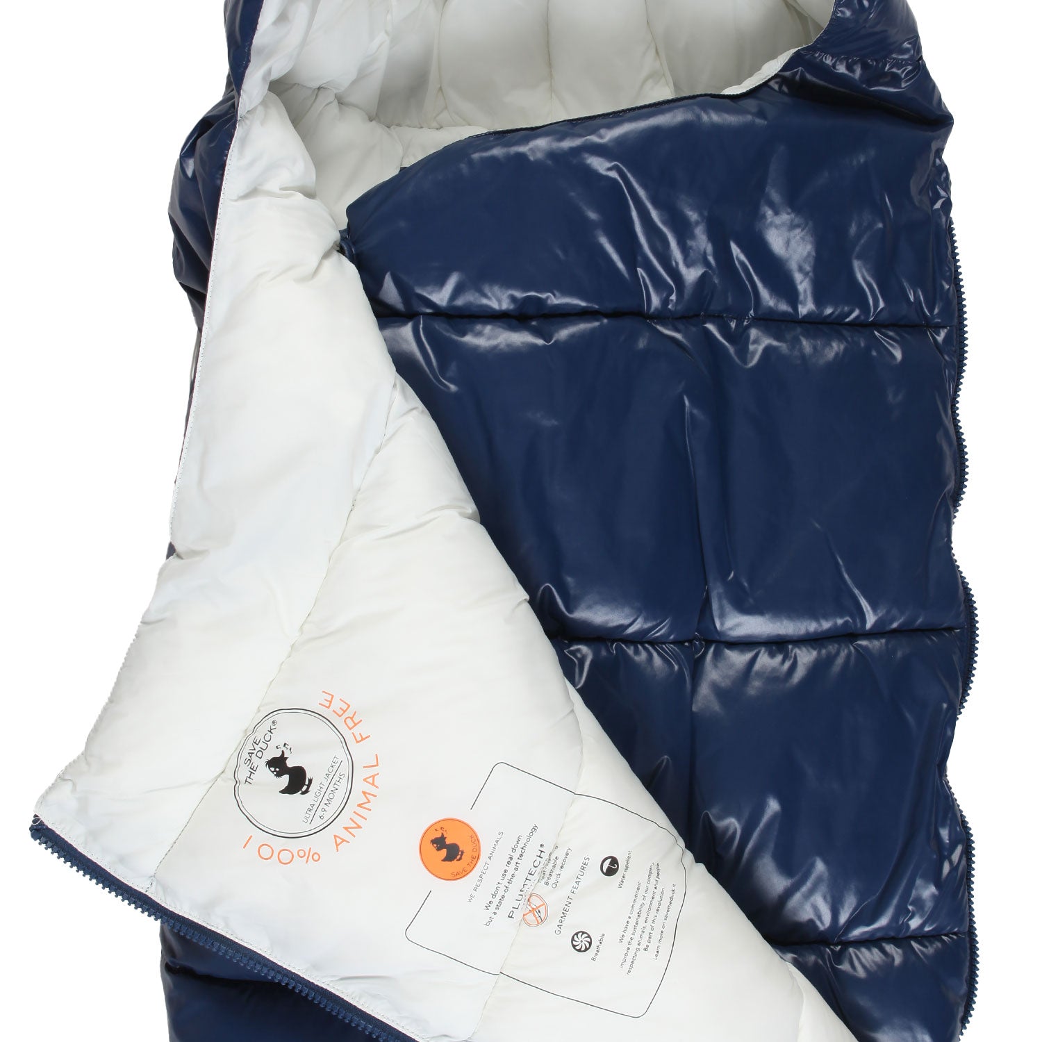 SACCO NANNA KAY BLU SCURO UNISEX - annameglio.com abbigliamento moda