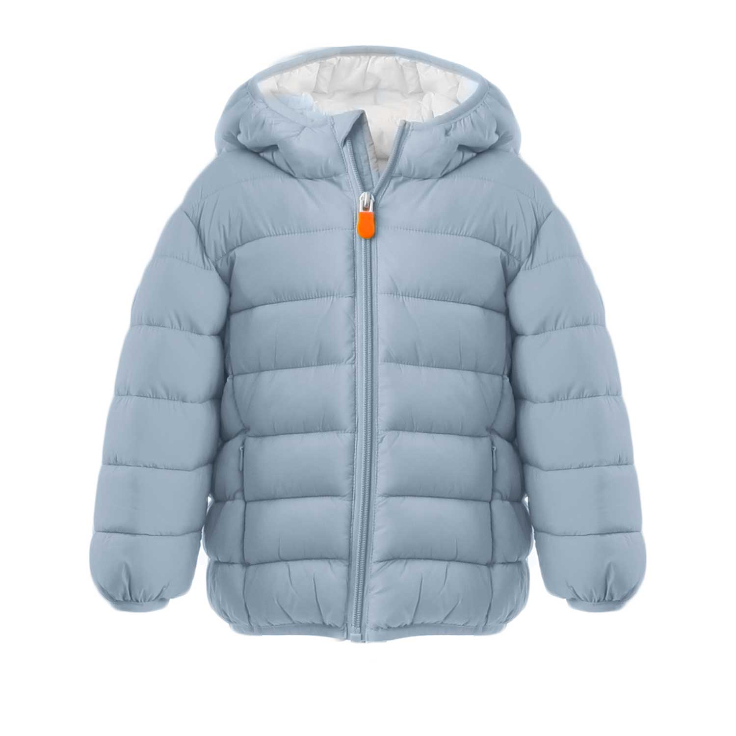 PIUMINO WALLY CELESTE E BIANCO BABY UNISEX - annameglio.com abbigliamento moda