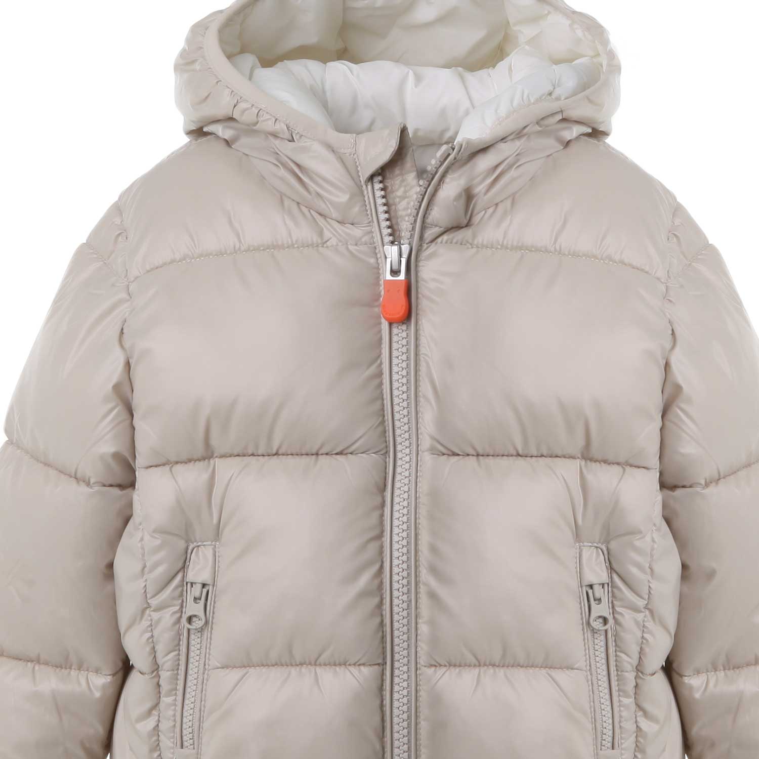 PIUMINO JODY BEIGE PERLATO E BIANCO NEONATA - annameglio.com abbigliamento moda