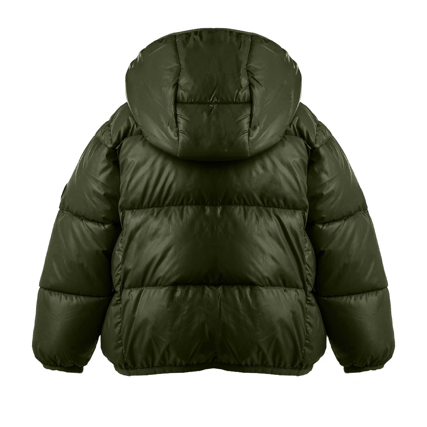 PIUMINO JODY VERDE MILITARE E BIANCO NEONATO - annameglio.com abbigliamento moda