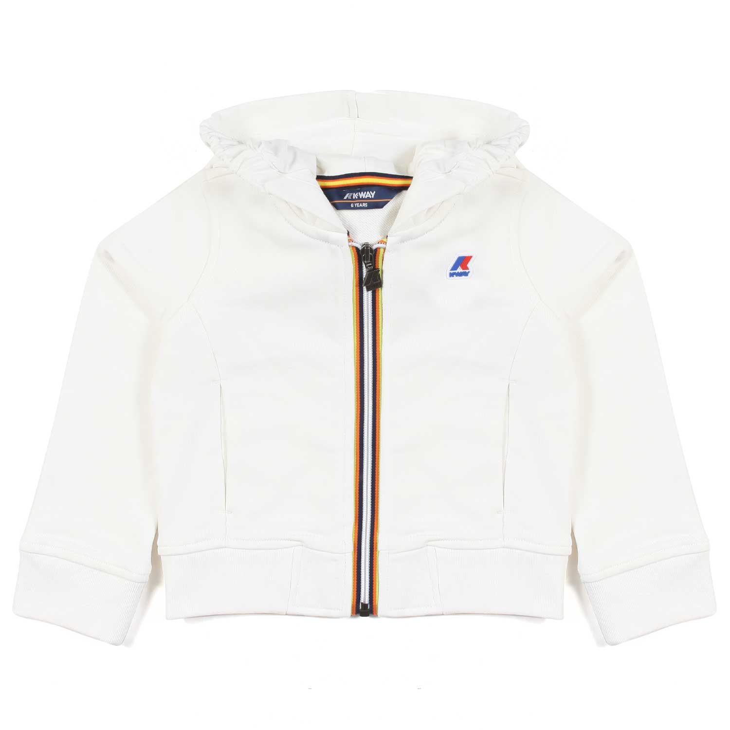 FELPA UNISEX DELINE FRENCH TERRY BIANCA - annameglio.com abbigliamento moda