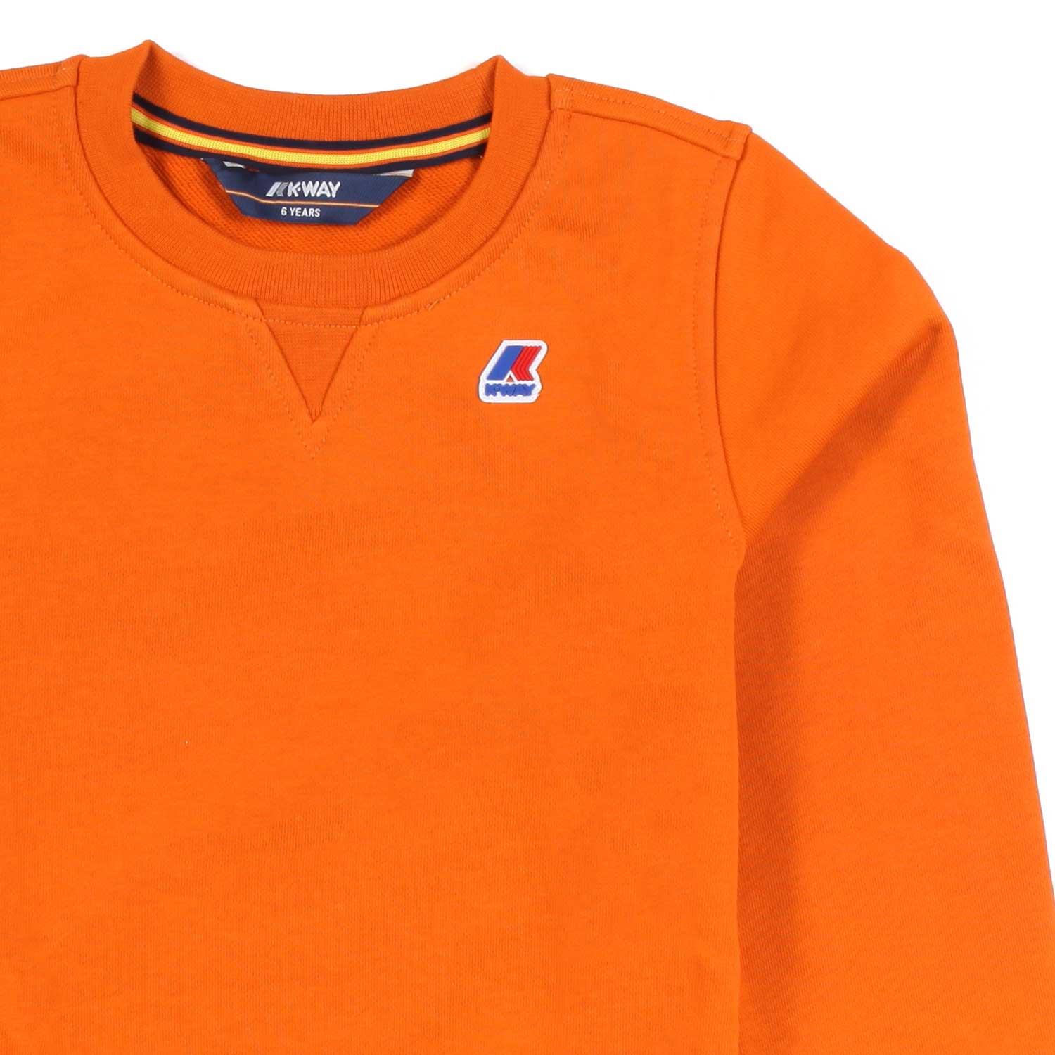 FELPA UNISEX BAPTISTE FRENCH TERRY ARANCIONE - annameglio.com abbigliamento moda