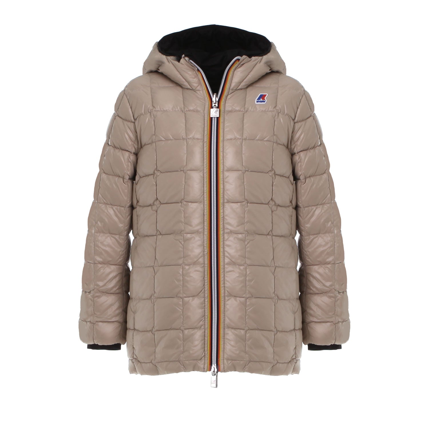 PIUMINO SOPHIE THERMO PLUS2 DOUBLE NERO E BEIGE - annameglio.com abbigliamento moda