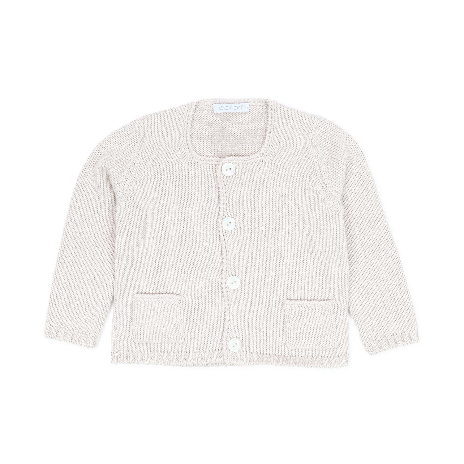 CARDIGAN ECRU BEBÈ UNISEX - annameglio.com abbigliamento moda