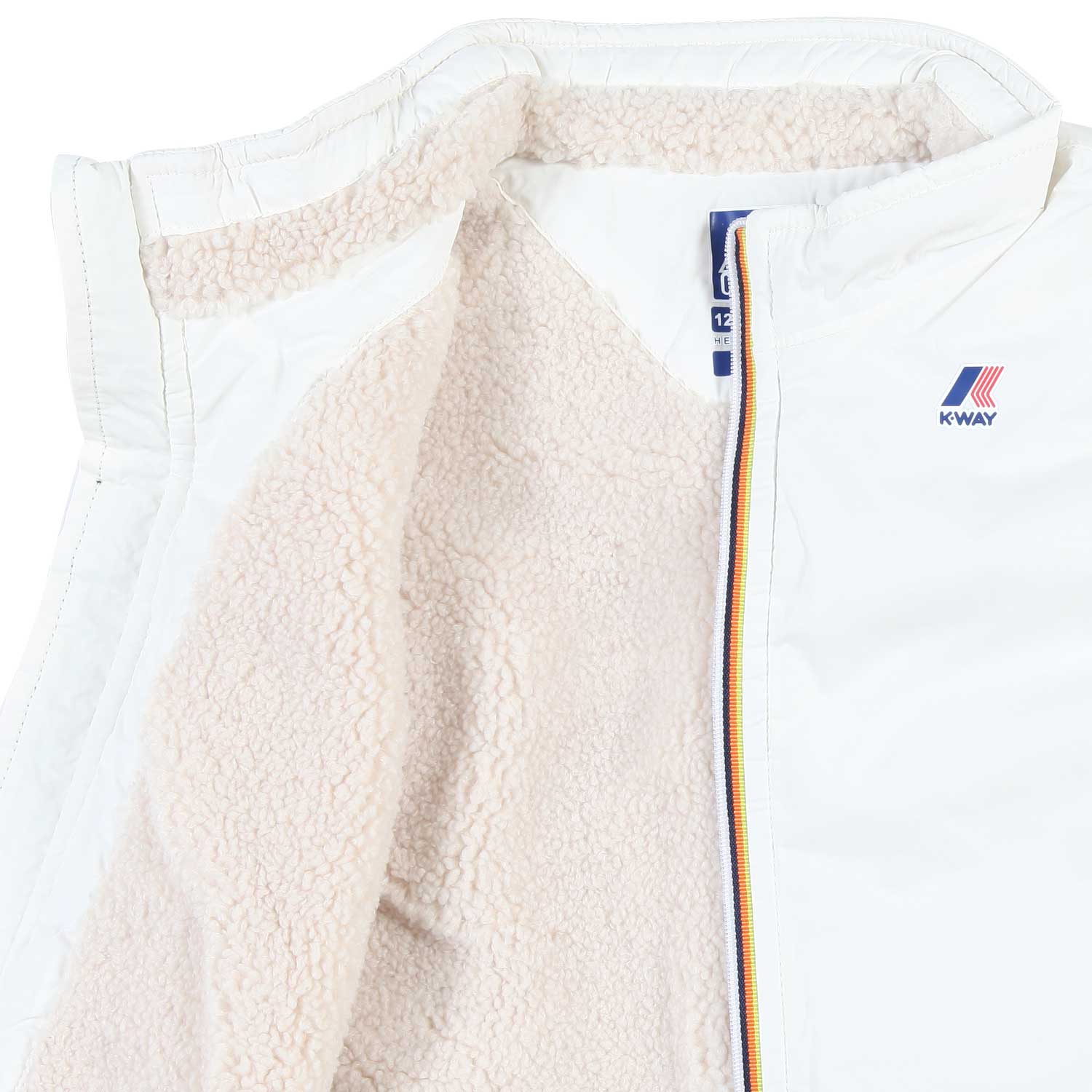 GILET ROULAND ORSETTO UNISEX BIANCO E ECRU - annameglio.com abbigliamento moda