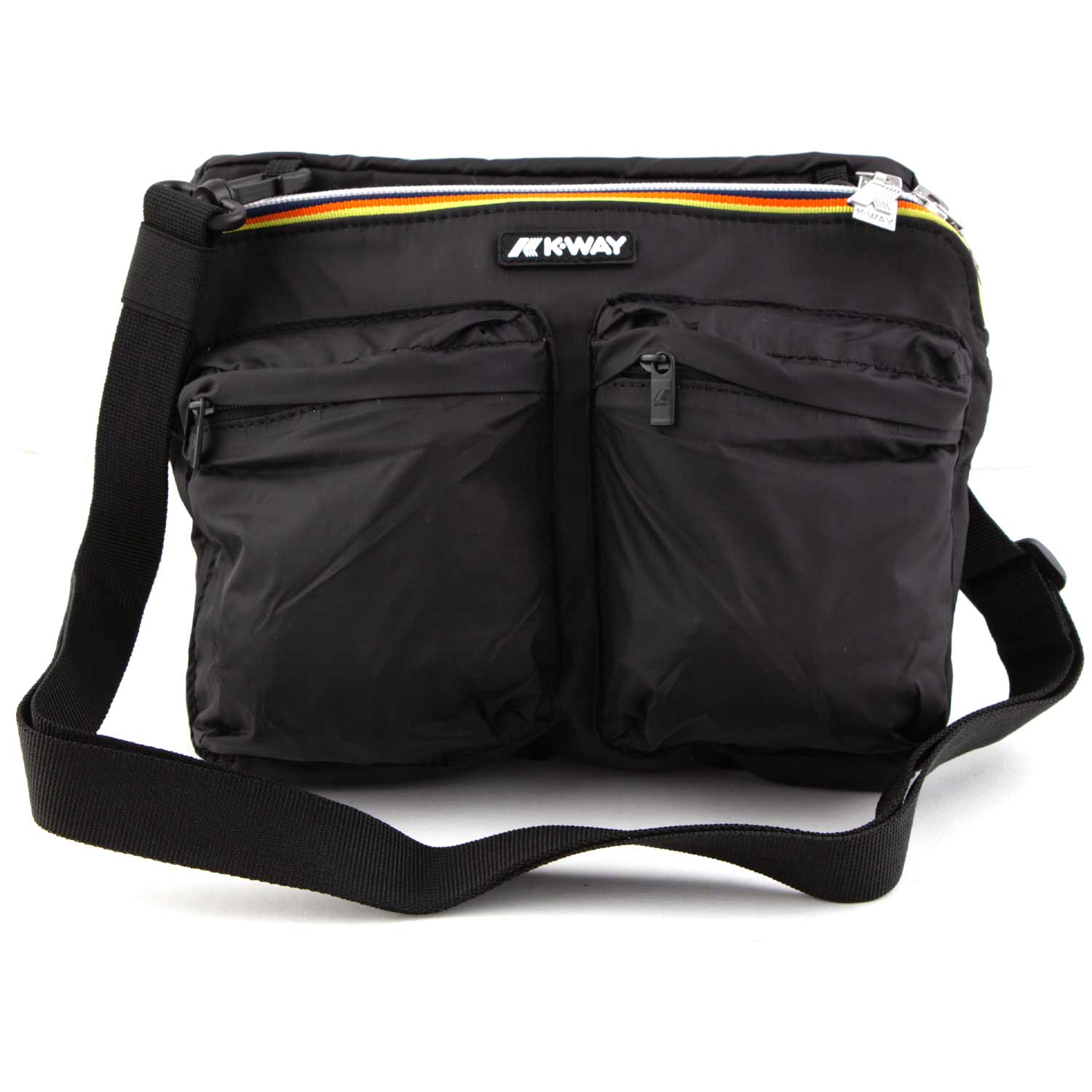 BORSA TRACOLLA SPORTIVA UNISEX NERA - annameglio.com abbigliamento moda