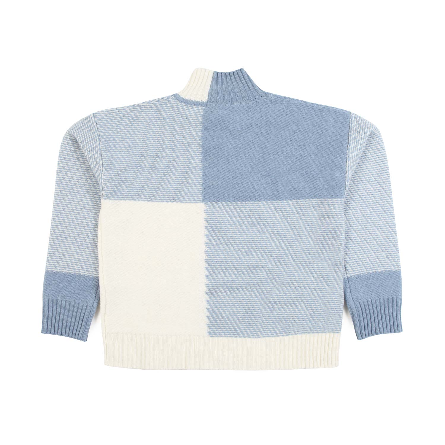 DOLCEVITA CHECK PANNA E CELESTE UNISEX - annameglio.com abbigliamento moda