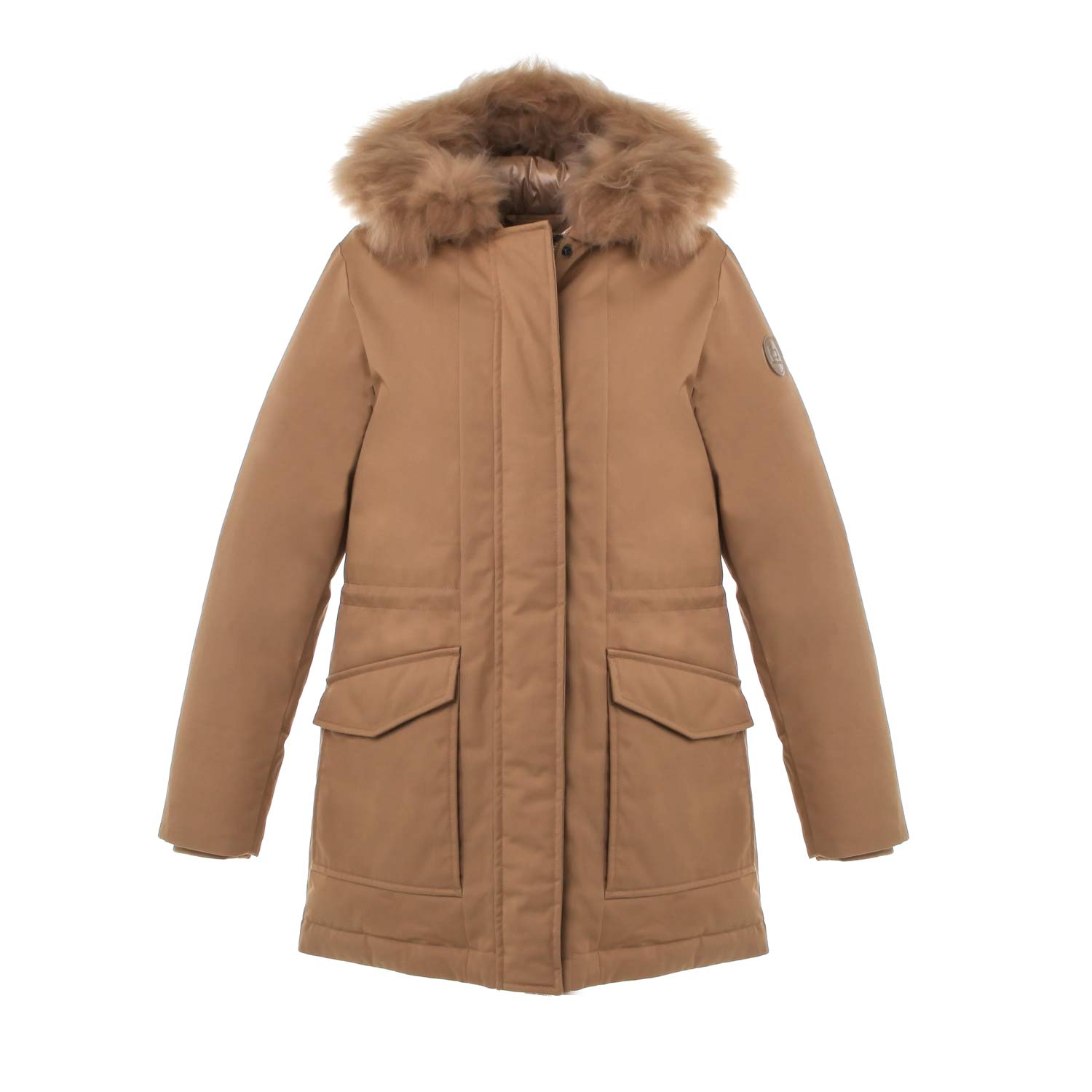 GIUBBOTTO COTTON PARKA GOLD KHAKI BAMBINA E TEEN - annameglio.com abbigliamento moda
