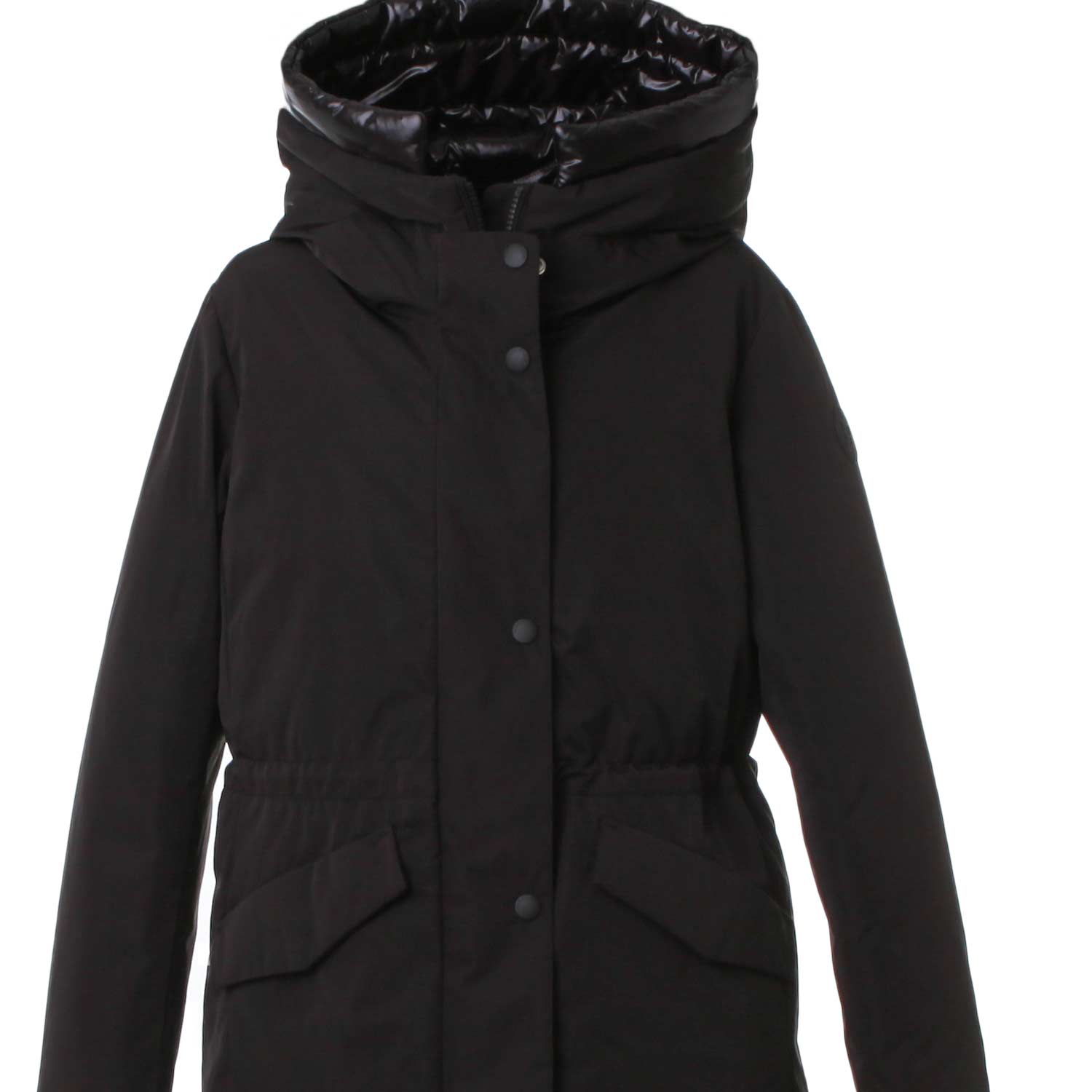 PARKA EXPEDITION NERO OPACO BAMBINA E TEENAGER - annameglio.com abbigliamento moda