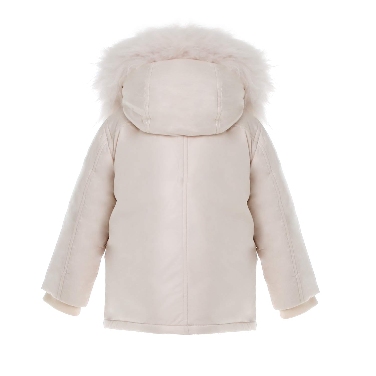 GIUBBOTTO MY FIRST PARKA MILKY CREAM BIMBO E BIMBA - annameglio.com abbigliamento moda