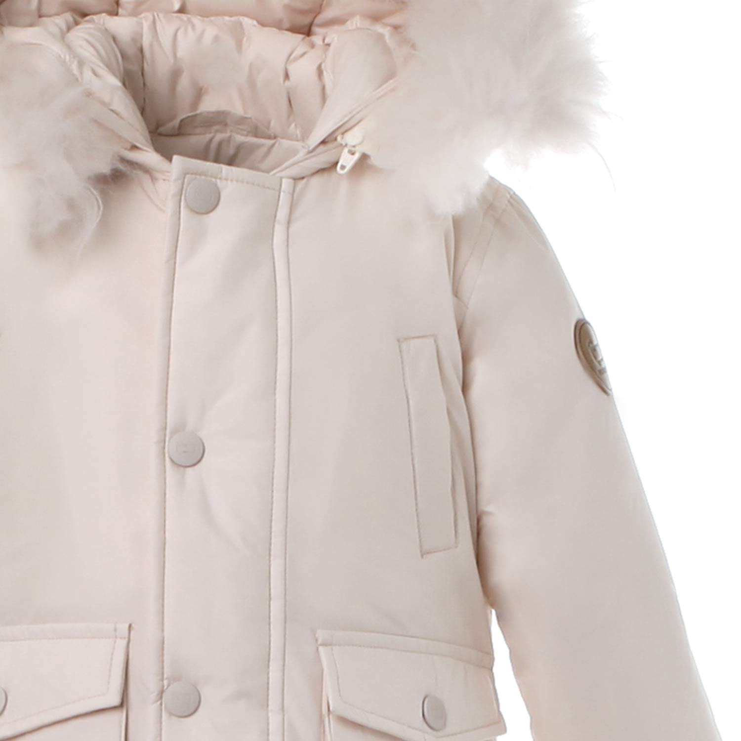 GIUBBOTTO MY FIRST PARKA MILKY CREAM BIMBO E BIMBA - annameglio.com abbigliamento moda
