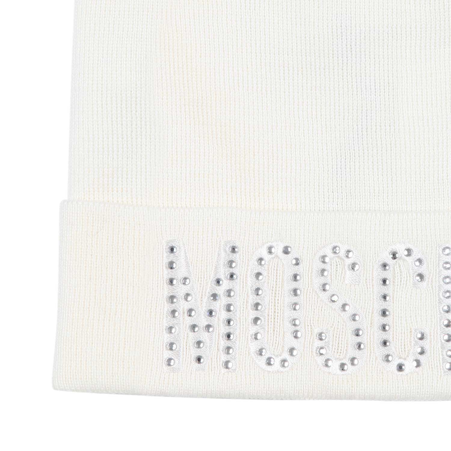 CAPPELLO BIANCO LATTE CON LOGO STRASS BAMBINA - annameglio.com abbigliamento moda