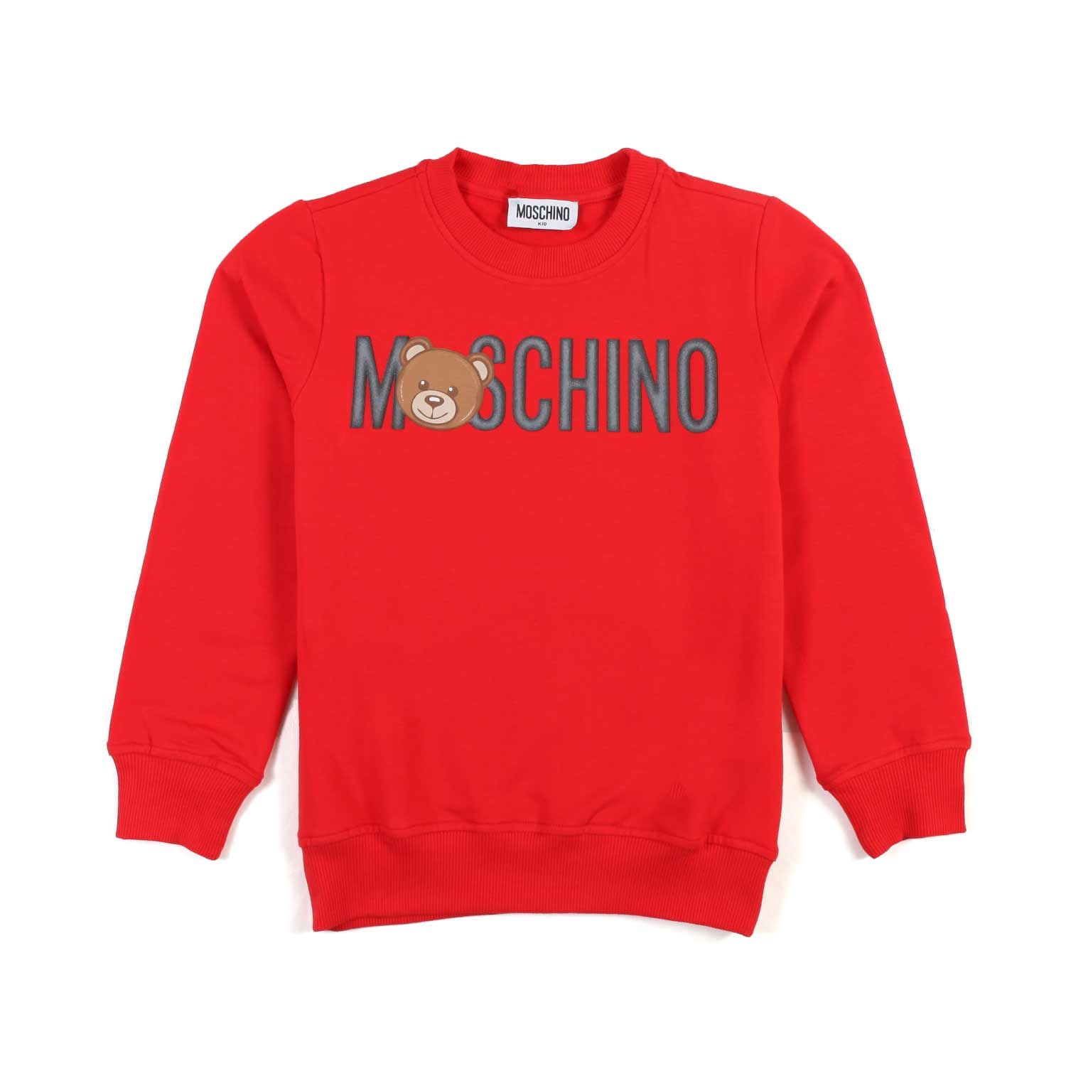 FELPA ROSSA CON LOGO TEDDY BEAR BAMBINO E BAMBINA - annameglio.com abbigliamento moda