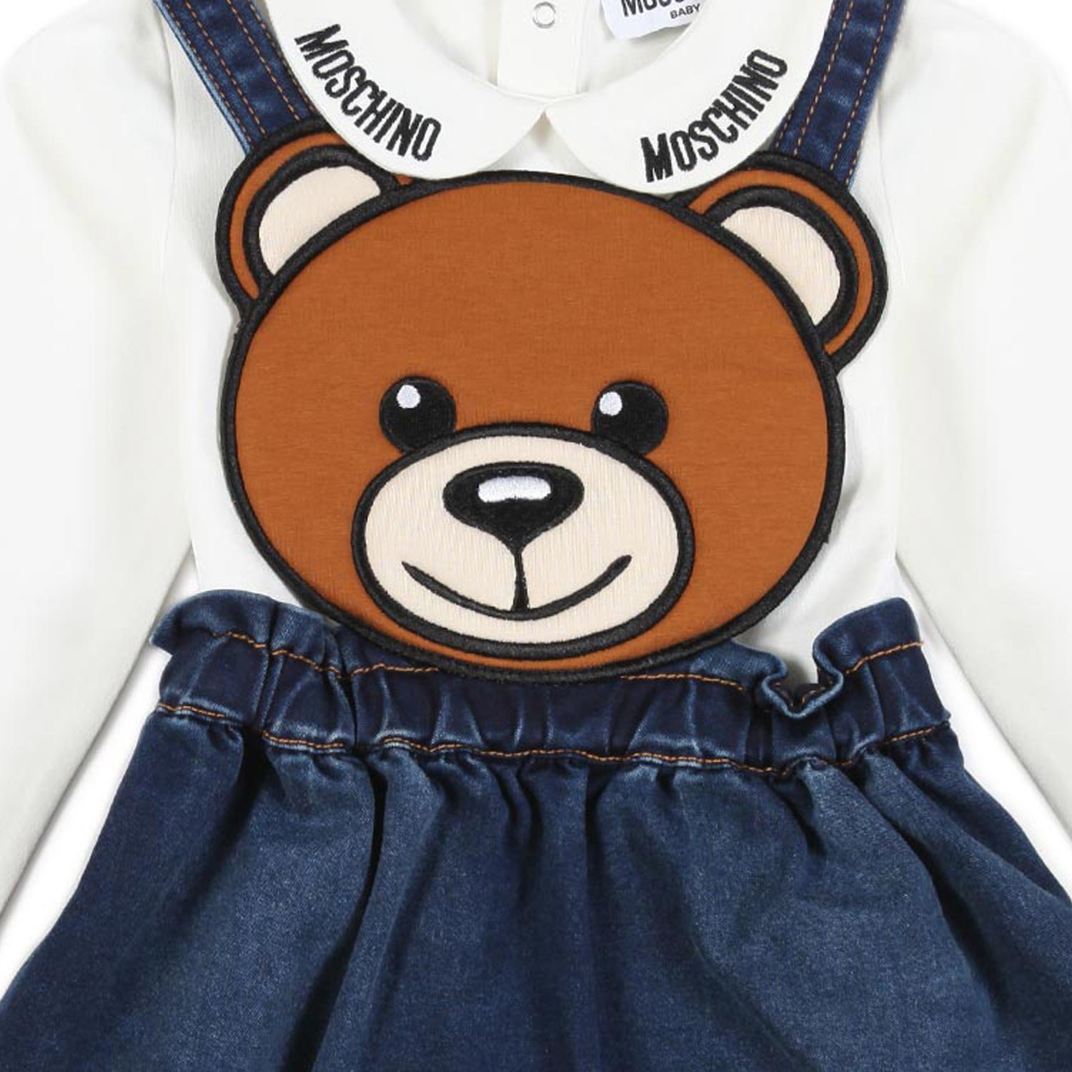 COMPLETINO T-SHIRT E GONNA SALOPETTE TEDDY BEAR - annameglio.com abbigliamento moda