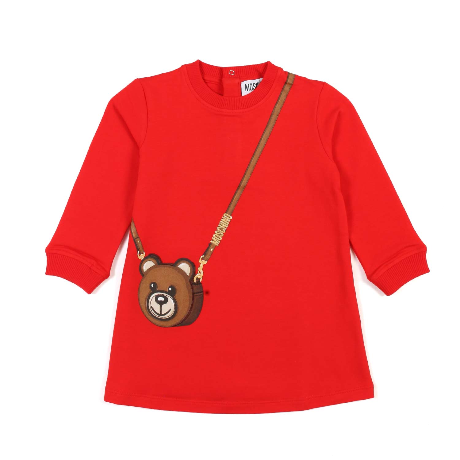 MINI ABITO ROSSO IN FELPA BIMBA - annameglio.com abbigliamento moda