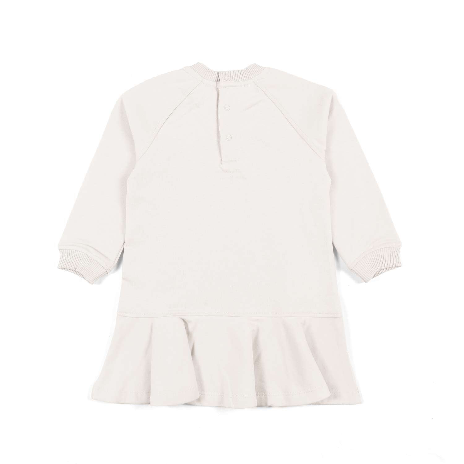 MINI ABITO TEDDY BEAR BIANCO CALDO IN FELPA BIMBA - annameglio.com abbigliamento moda