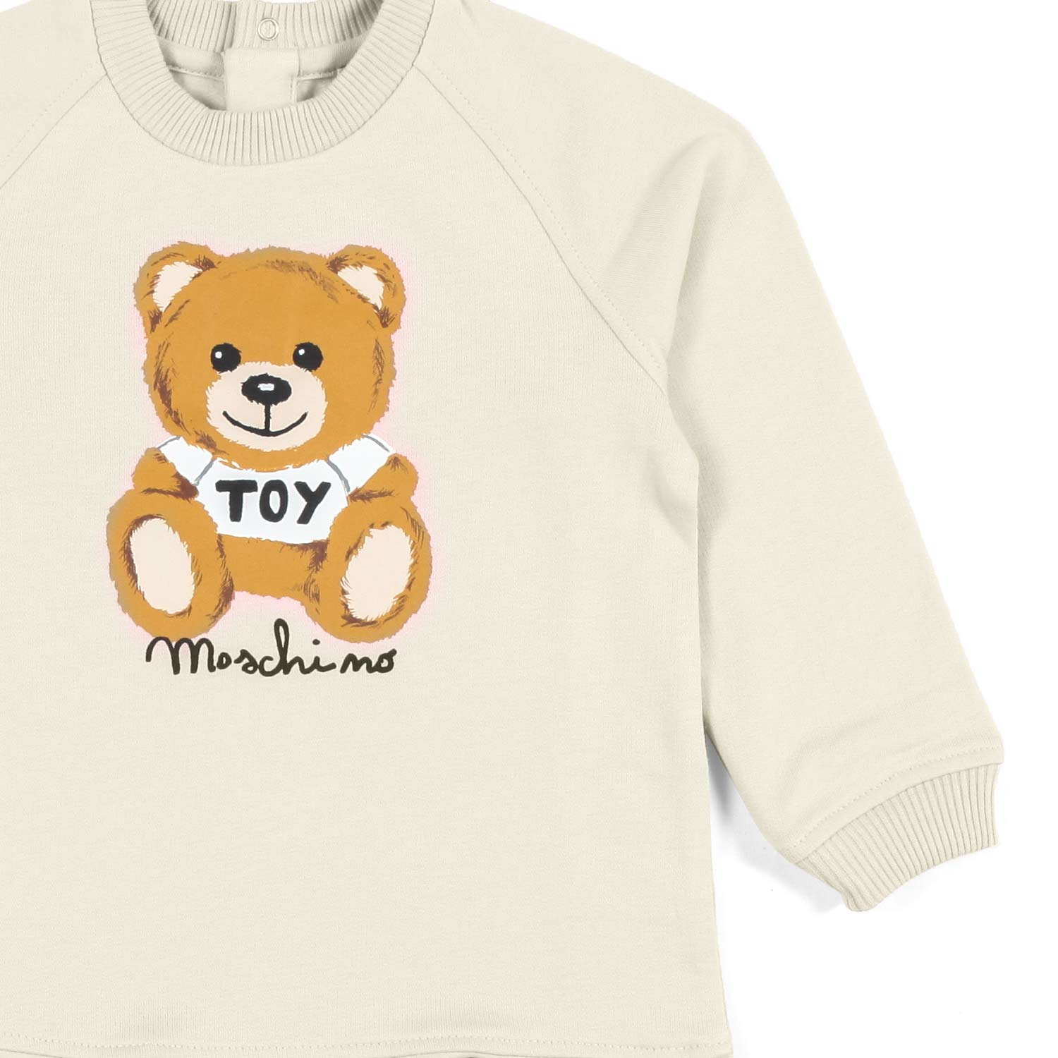 MINI ABITO TEDDY BEAR BIANCO CALDO IN FELPA BIMBA - annameglio.com abbigliamento moda