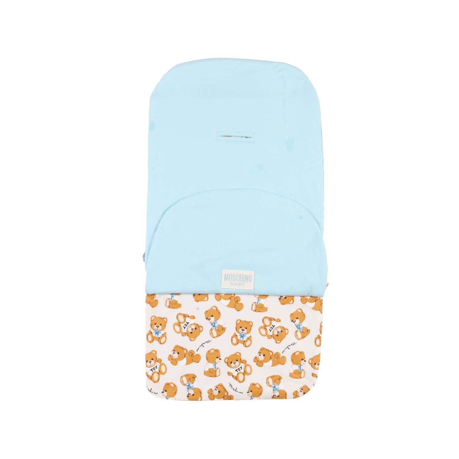 SACCO NANNA TEDDY BEAR CELESTE NEONATO - annameglio.com abbigliamento moda