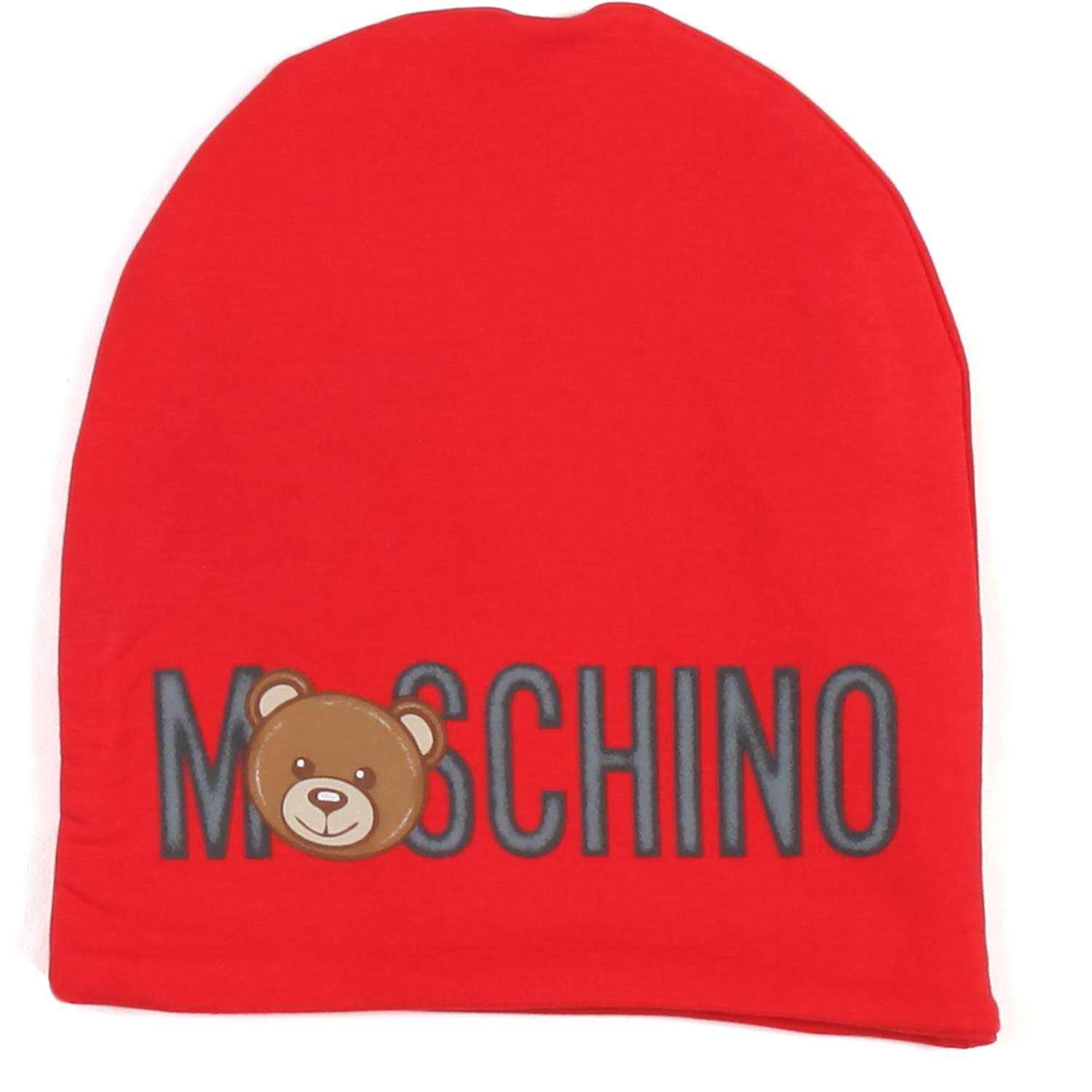 CAPPELLO BABY ROSSO CON LOGO TEDDY BEAR - annameglio.com abbigliamento moda
