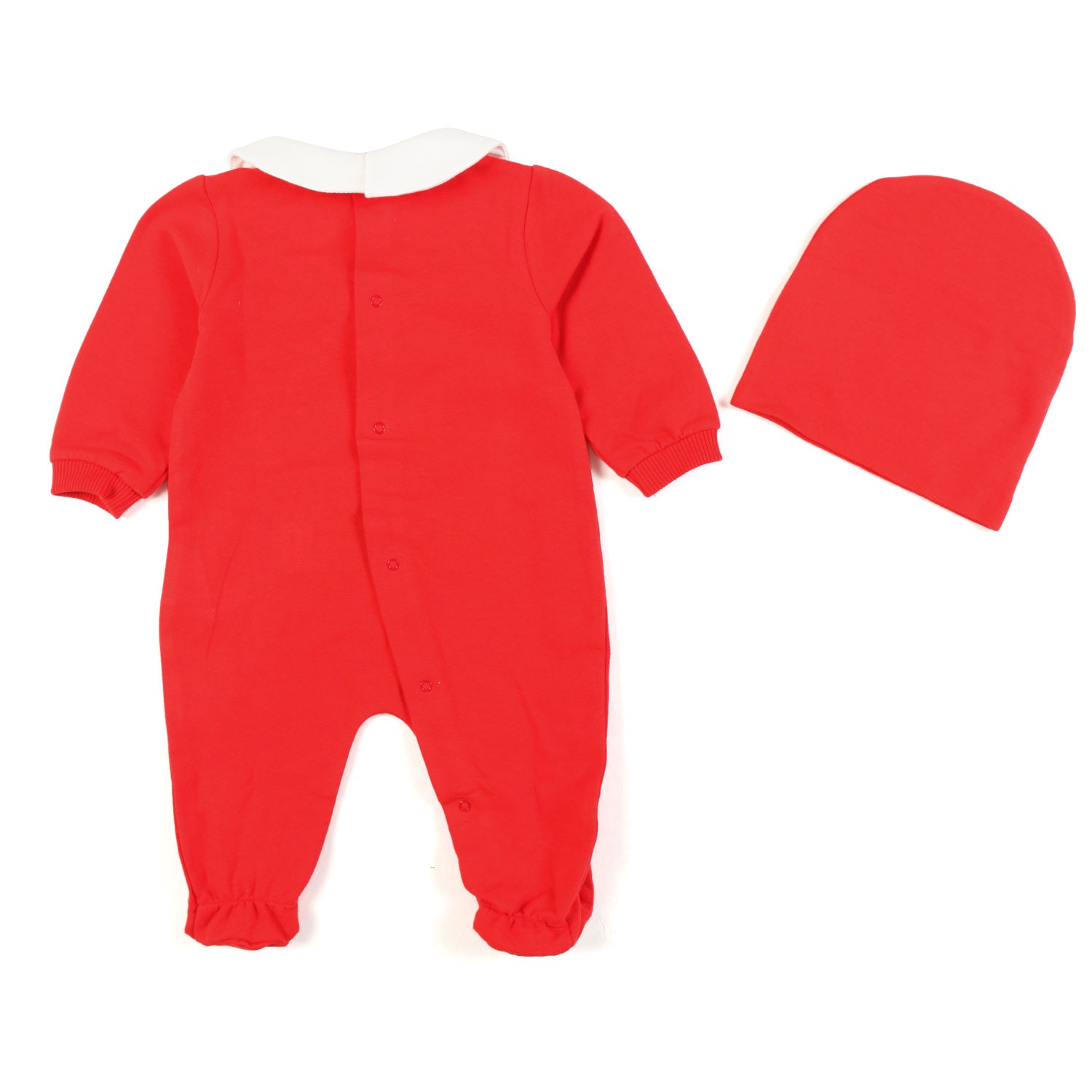 SET TUTINA TEDDY BEAR ROSSA CON CAPPELLO - annameglio.com abbigliamento moda