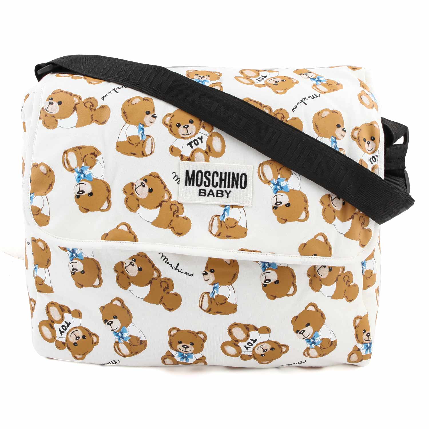 BORSA FASCIATOIO TEDDY BEAR BIANCA - annameglio.com abbigliamento moda