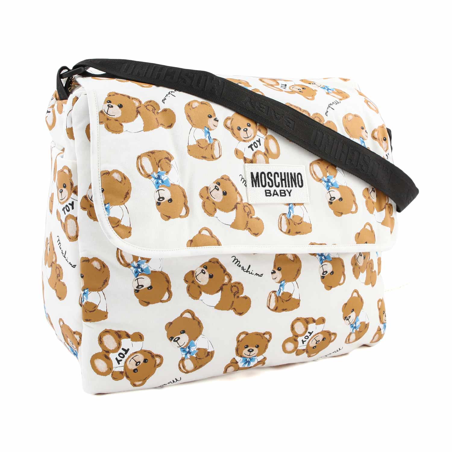 BORSA FASCIATOIO TEDDY BEAR BIANCA - annameglio.com abbigliamento moda