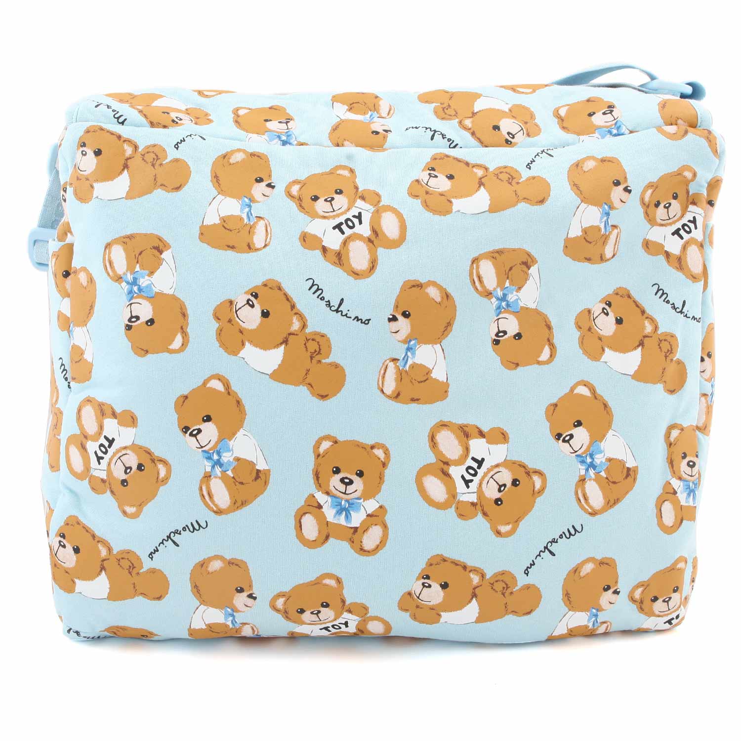 BORSA FASCIATOIO TEDDY BEAR CELESTE NEONATO - annameglio.com abbigliamento moda