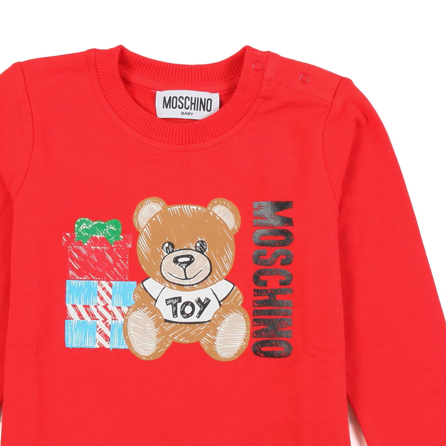 T-SHIRT MANICA LUNGA BABY ROSSA - annameglio.com abbigliamento moda