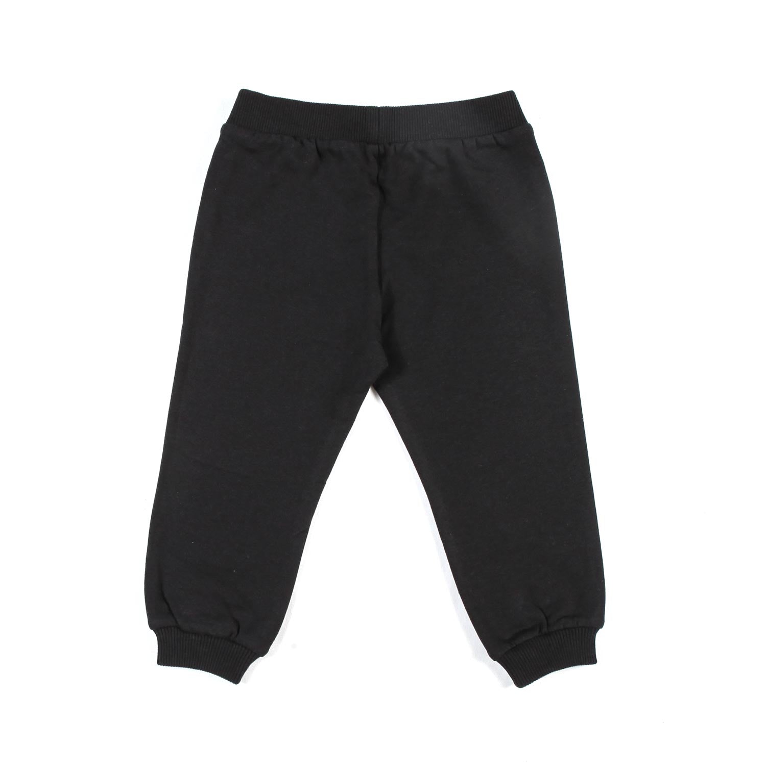 PANTALONE IN FELPA NERO BABY UNISEX - annameglio.com abbigliamento moda