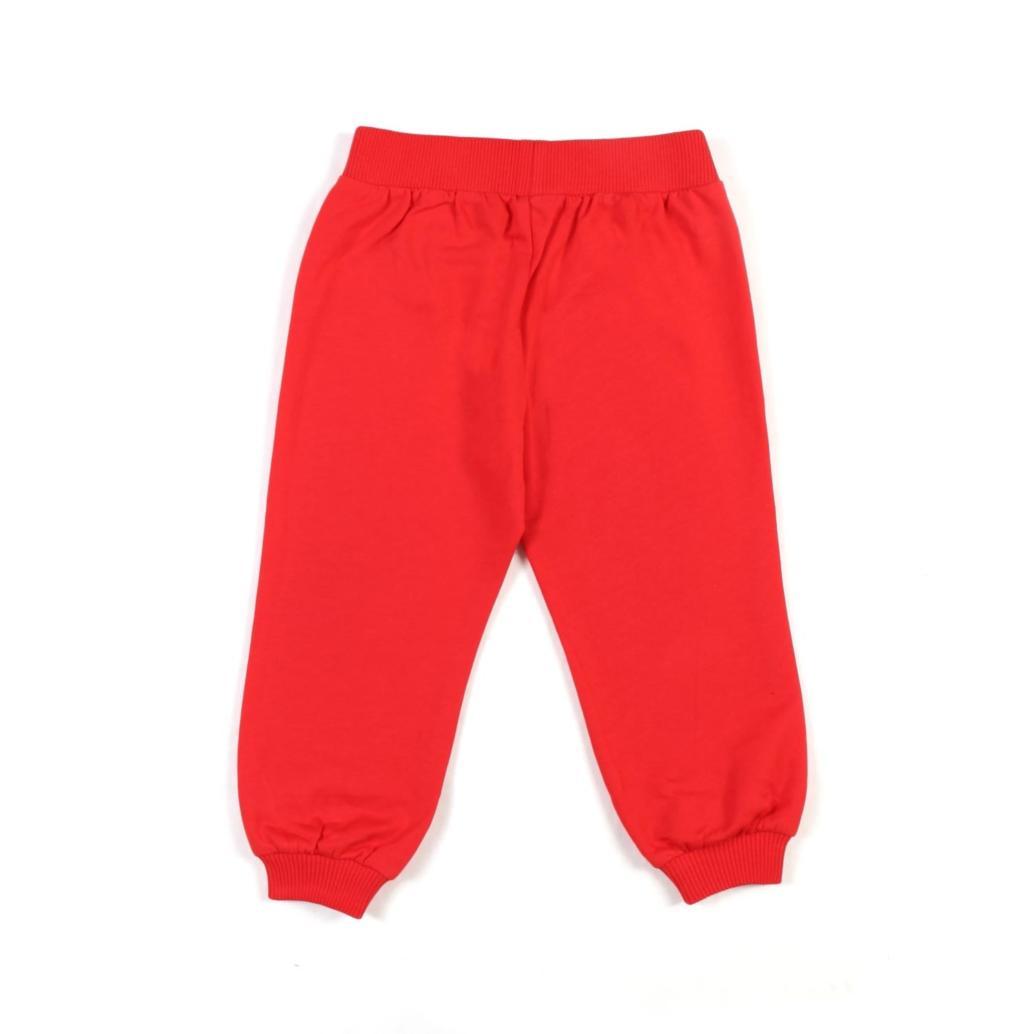 PANTALONE BABY IN FELPA ROSSO CON TEDDY BEAR - annameglio.com abbigliamento moda