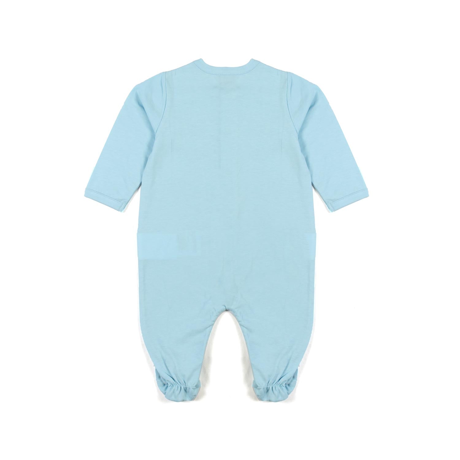 TUTINA CELESTE NEONATO CON STAMPA TEDDY BEAR - annameglio.com abbigliamento moda