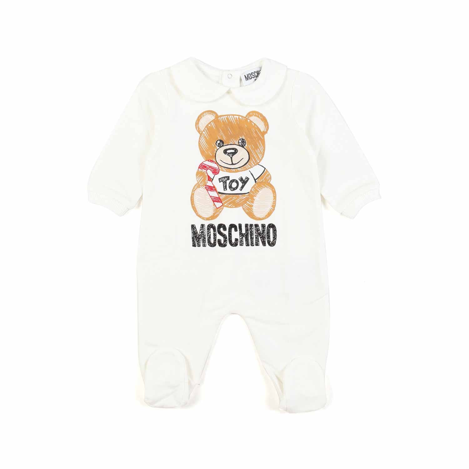 TUTINA UNISEX BIANCO LATTE CON ORSACCHIOTTO - annameglio.com abbigliamento moda