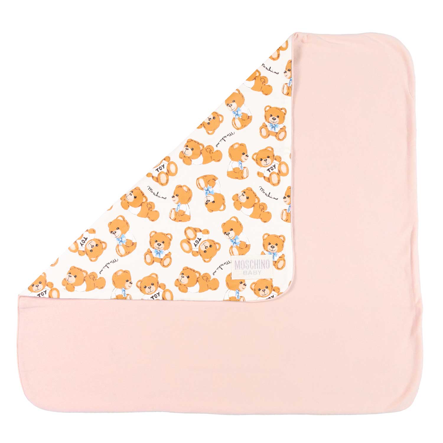 COPERTA TEDDY BEAR ROSA NEONATA - annameglio.com abbigliamento moda