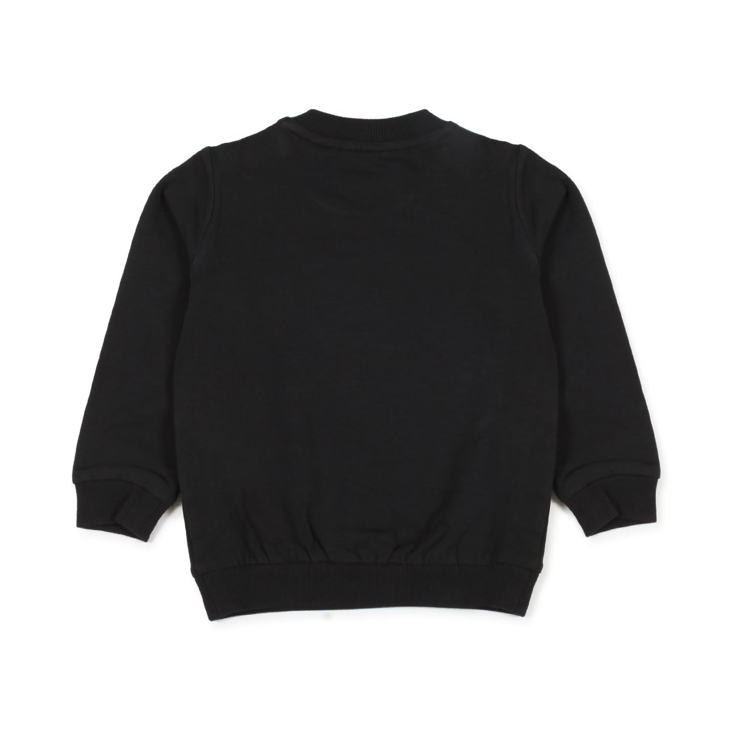 FELPA BABY NERA CON STAMPE TEDDY BEAR - annameglio.com abbigliamento moda