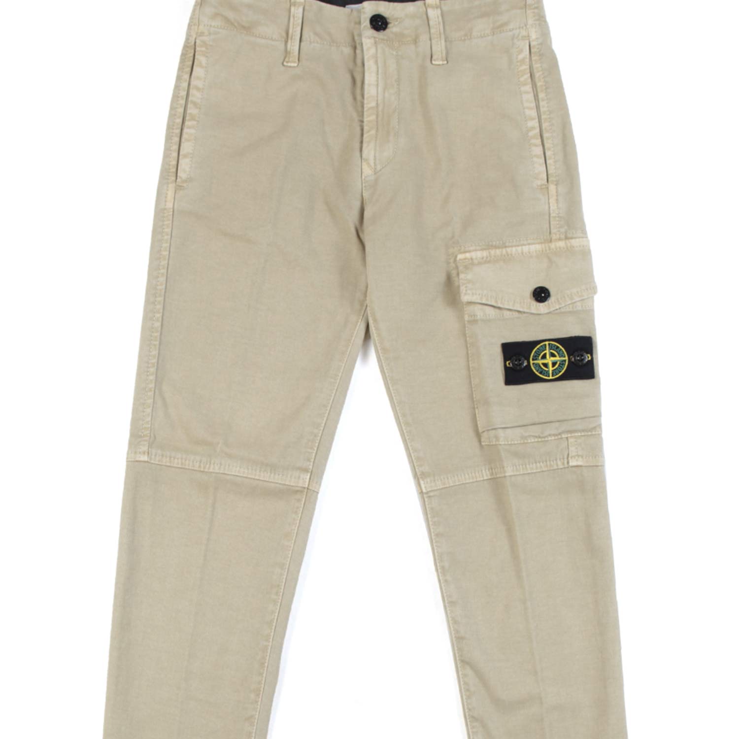 PANTALONE BEIGE CON TASCA CARGO BAMBINO E TEEN - annameglio.com abbigliamento moda