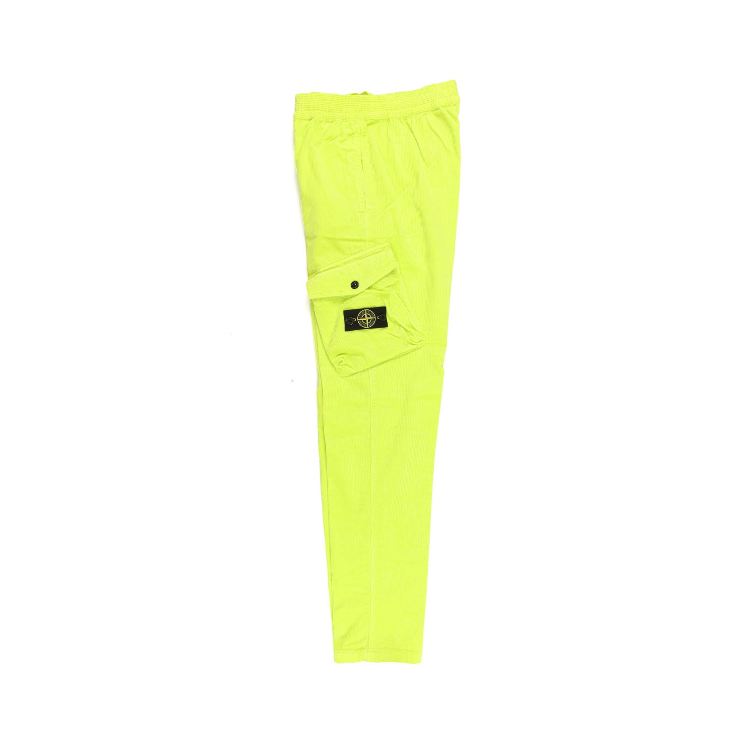 PANTALONE LIME DI VELLUTO CON TASCA CARGO - annameglio.com abbigliamento moda