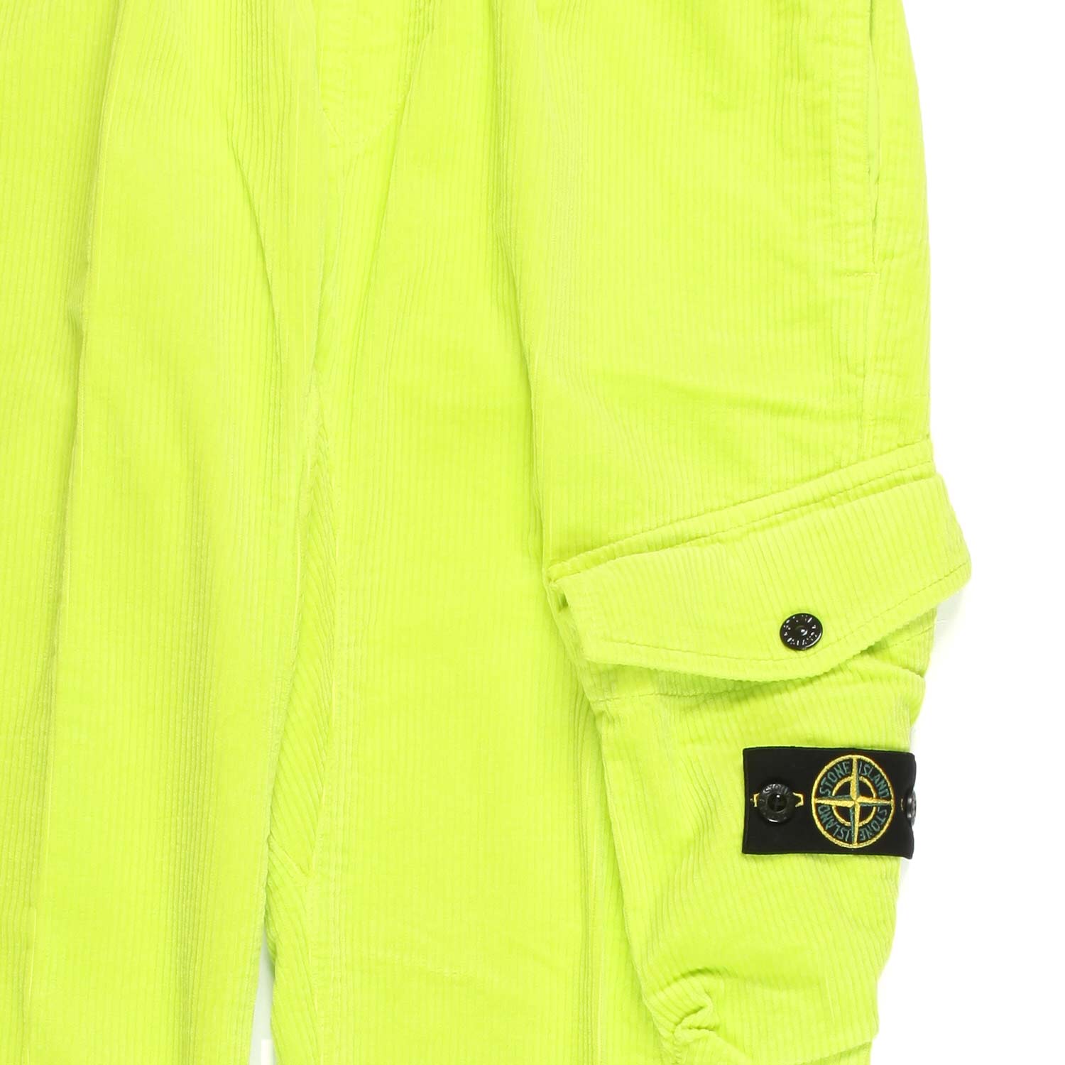 PANTALONE LIME DI VELLUTO CON TASCA CARGO - annameglio.com abbigliamento moda