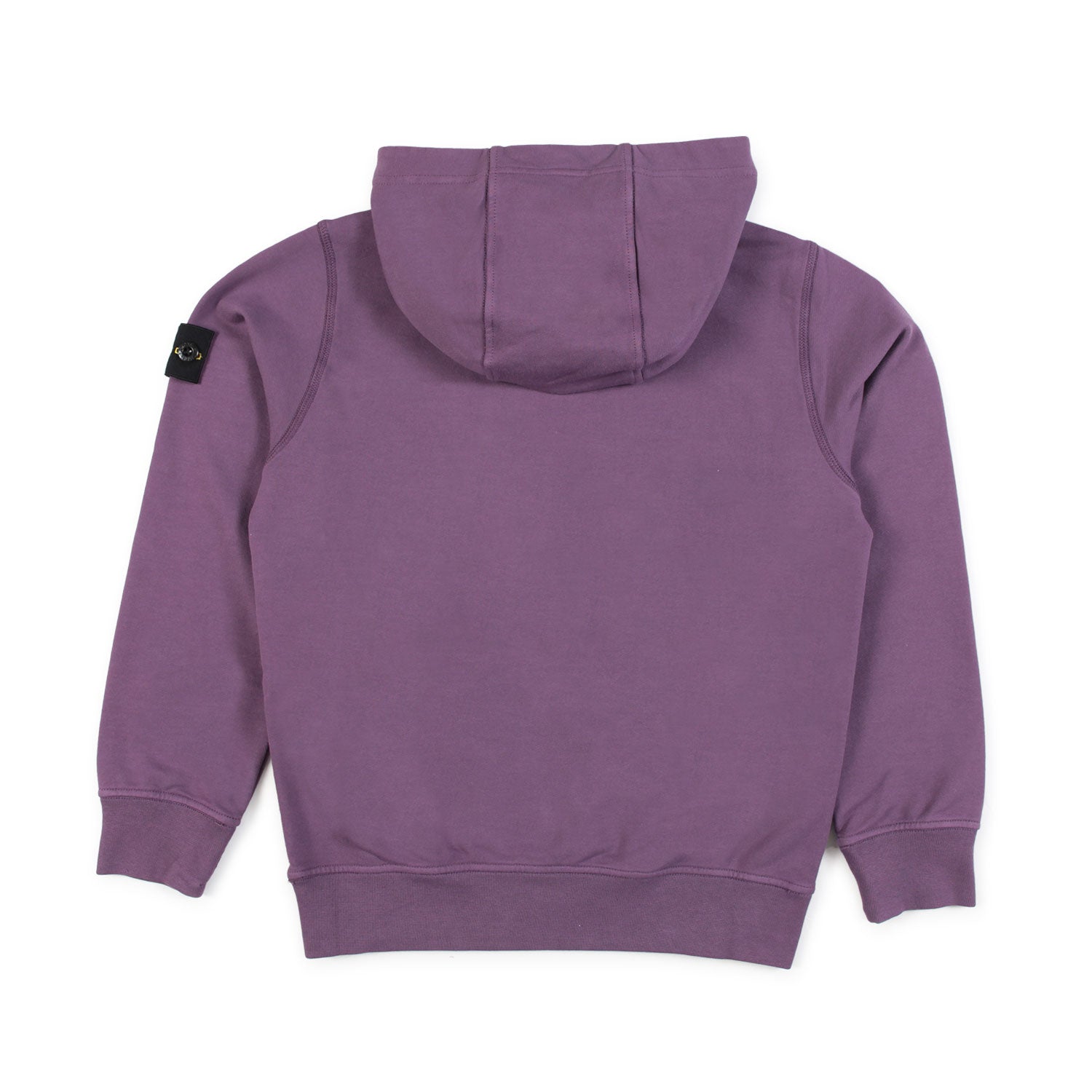 FELPA VIOLA CON CAPPUCCIO E MEZZA ZIP - annameglio.com abbigliamento moda