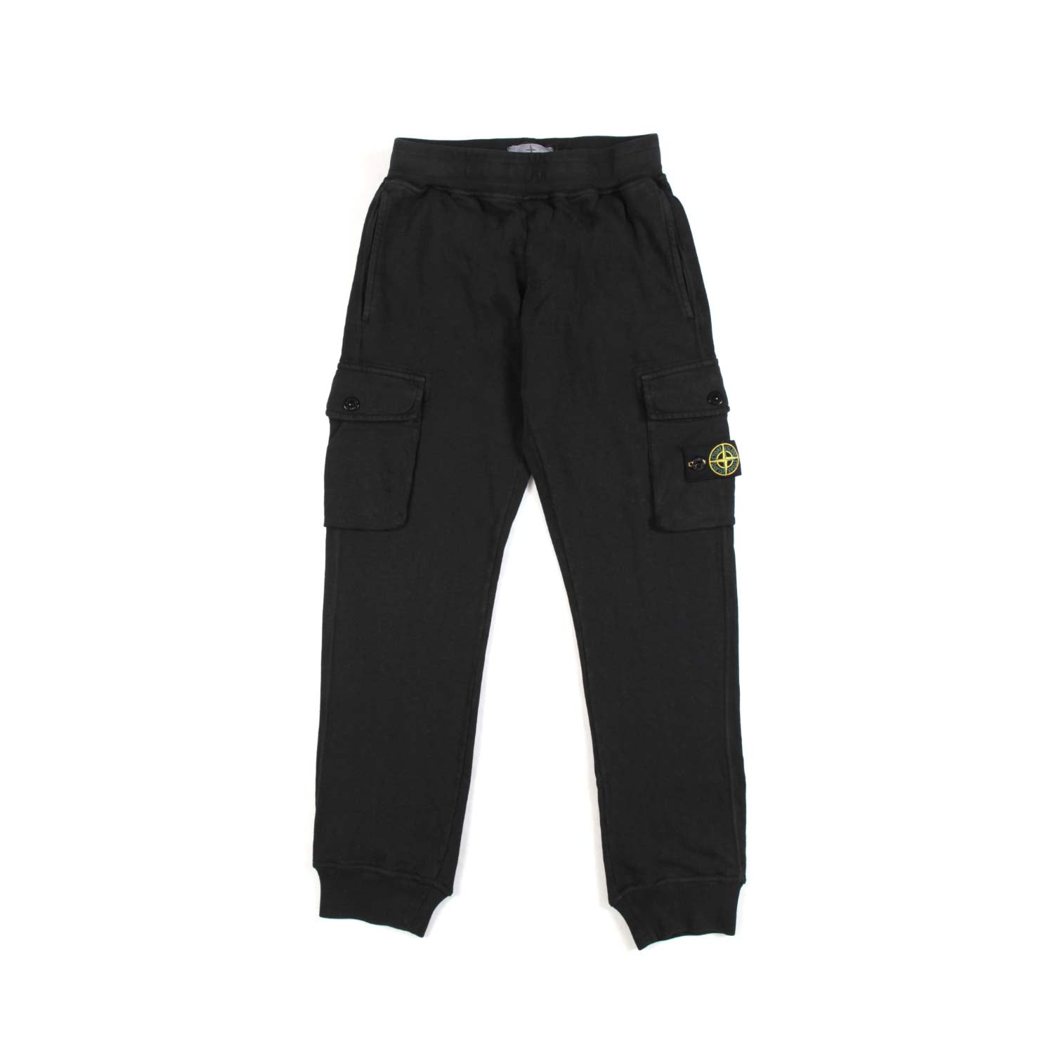 PANTALONE JOGGER NERO CON TASCHE CARGO - annameglio.com abbigliamento moda