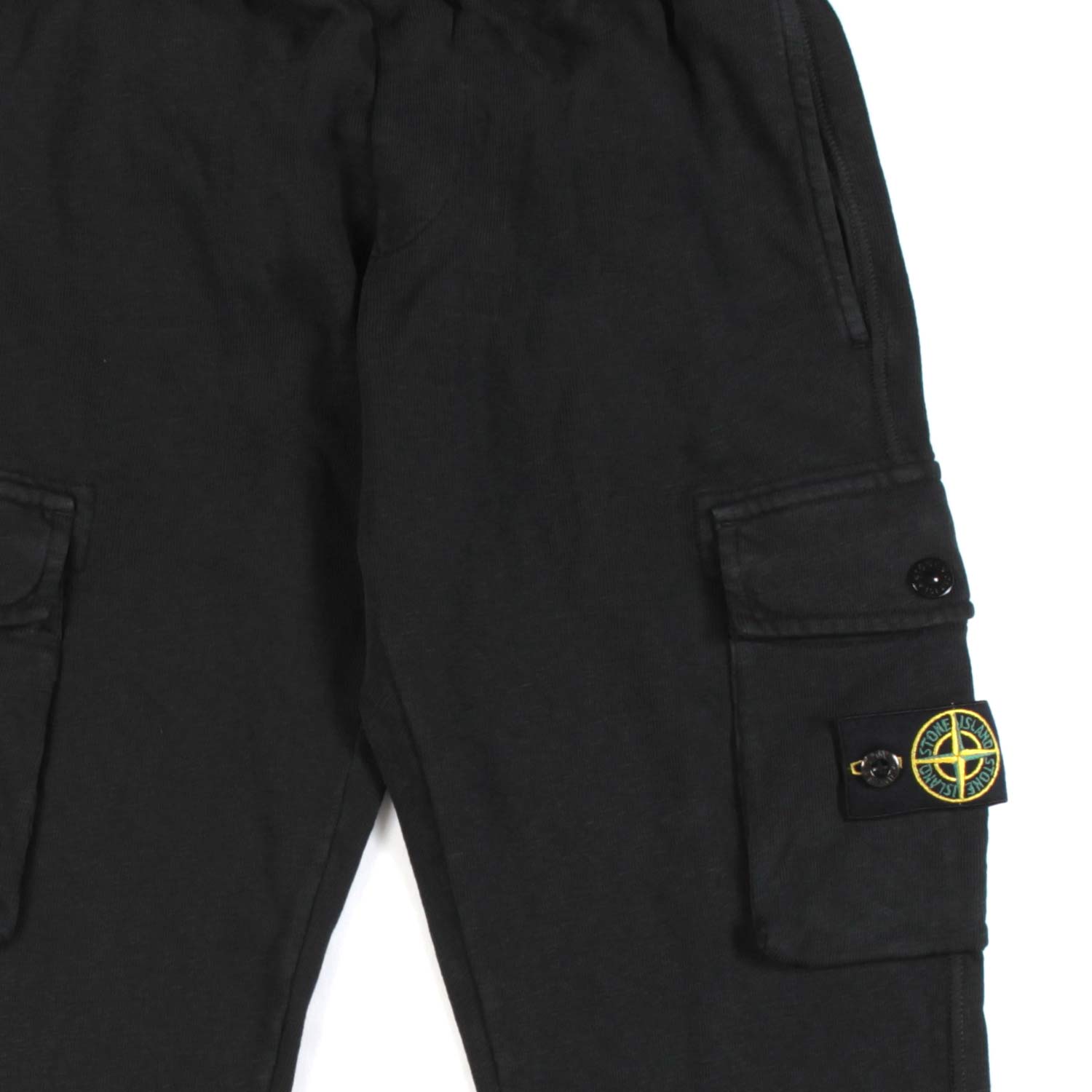 PANTALONE JOGGER NERO CON TASCHE CARGO - annameglio.com abbigliamento moda